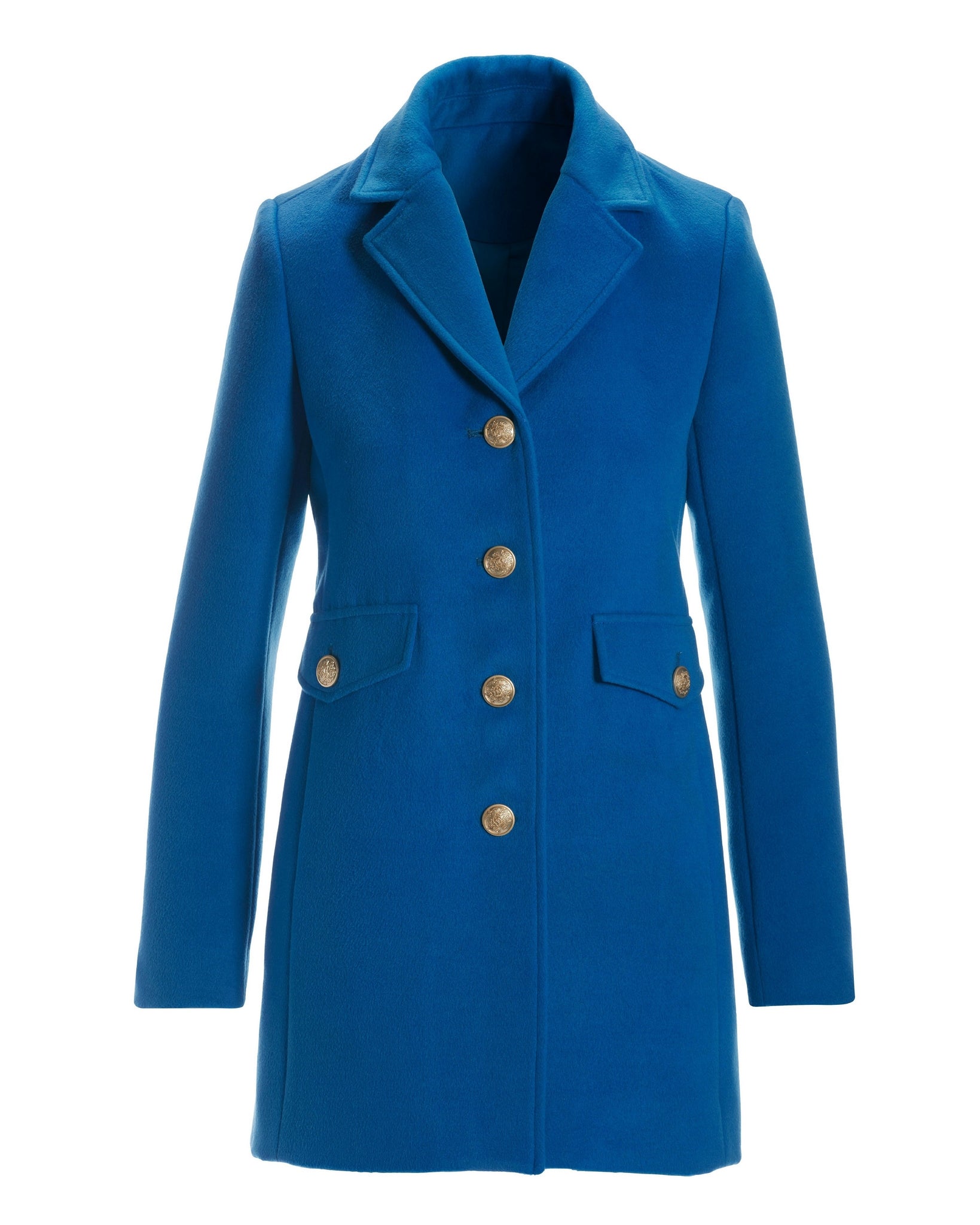 Royal blue overcoat deals