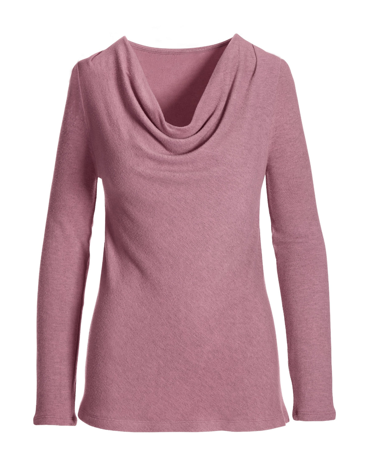 Hacci Cowl Neck Top Pink