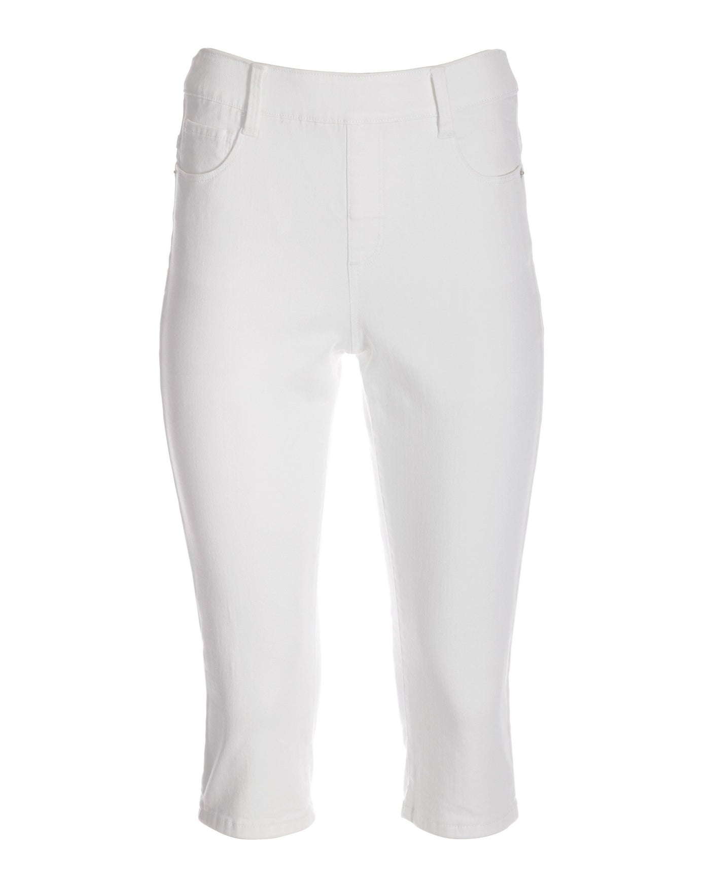 Pull-On Pedal Pusher White