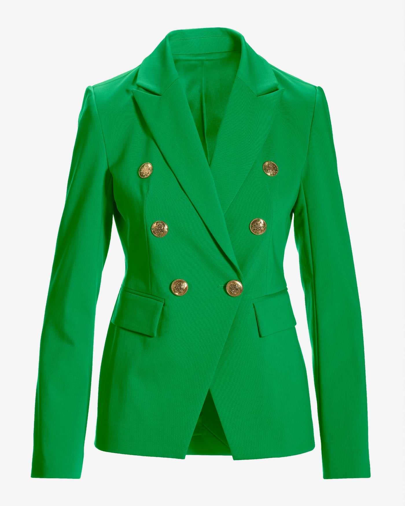 Modern Double-Breasted Blazer Fern Green
