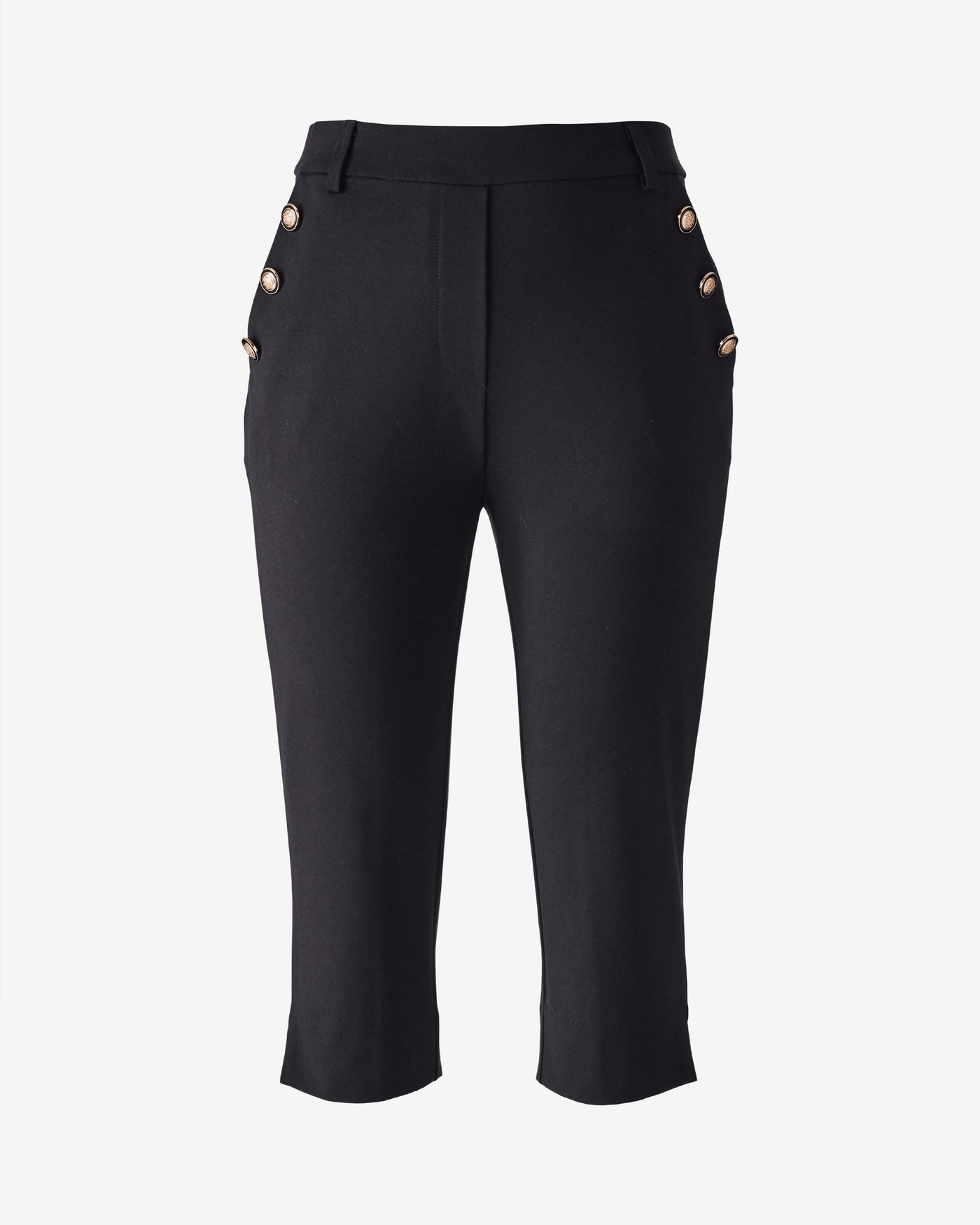 Ultimate Ponte Crest Button Capri Black
