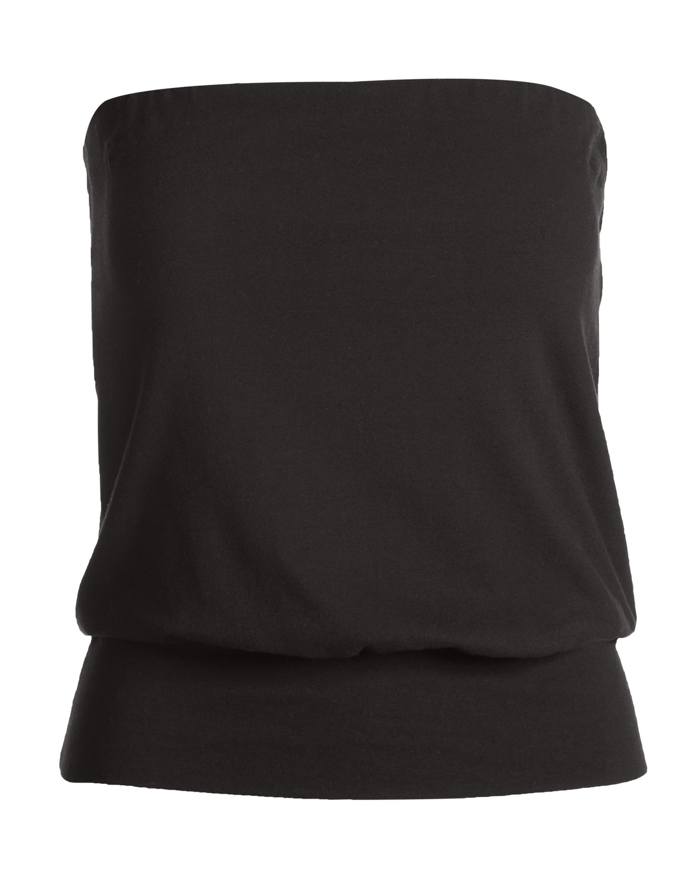 So Sexy Strapless Blouson Tube Top 2BL20 Black