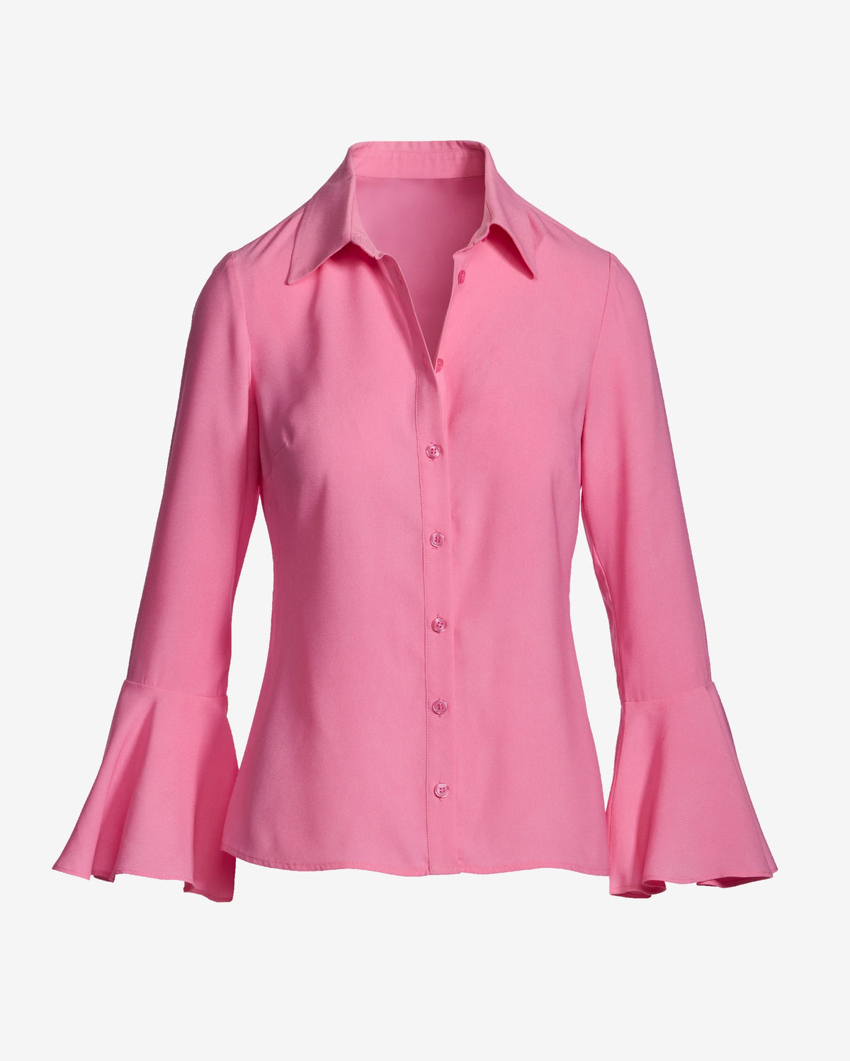Alexa Flare Sleeve Shirt Rosebloom