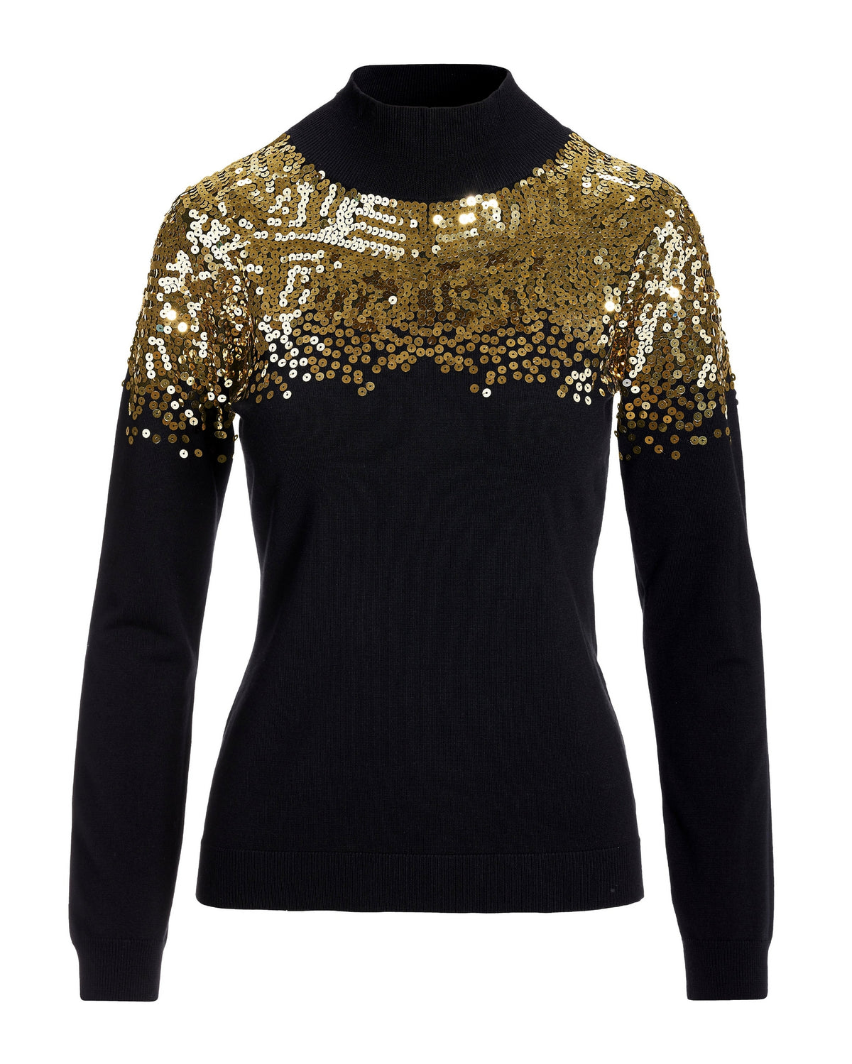 Sequin Sweater Black/Gold