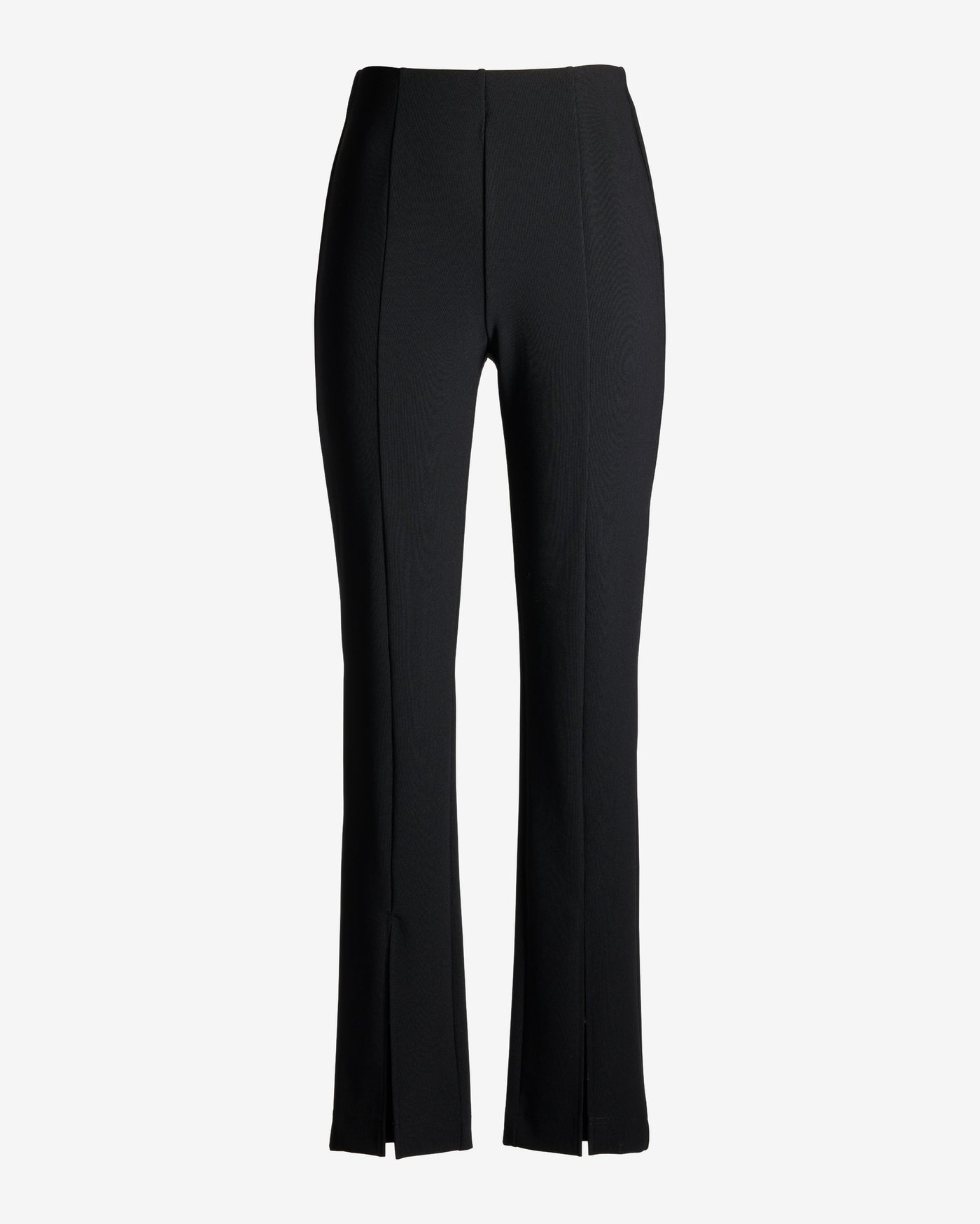 Beyond Travel High Rise Slit Front Pant Jet Black