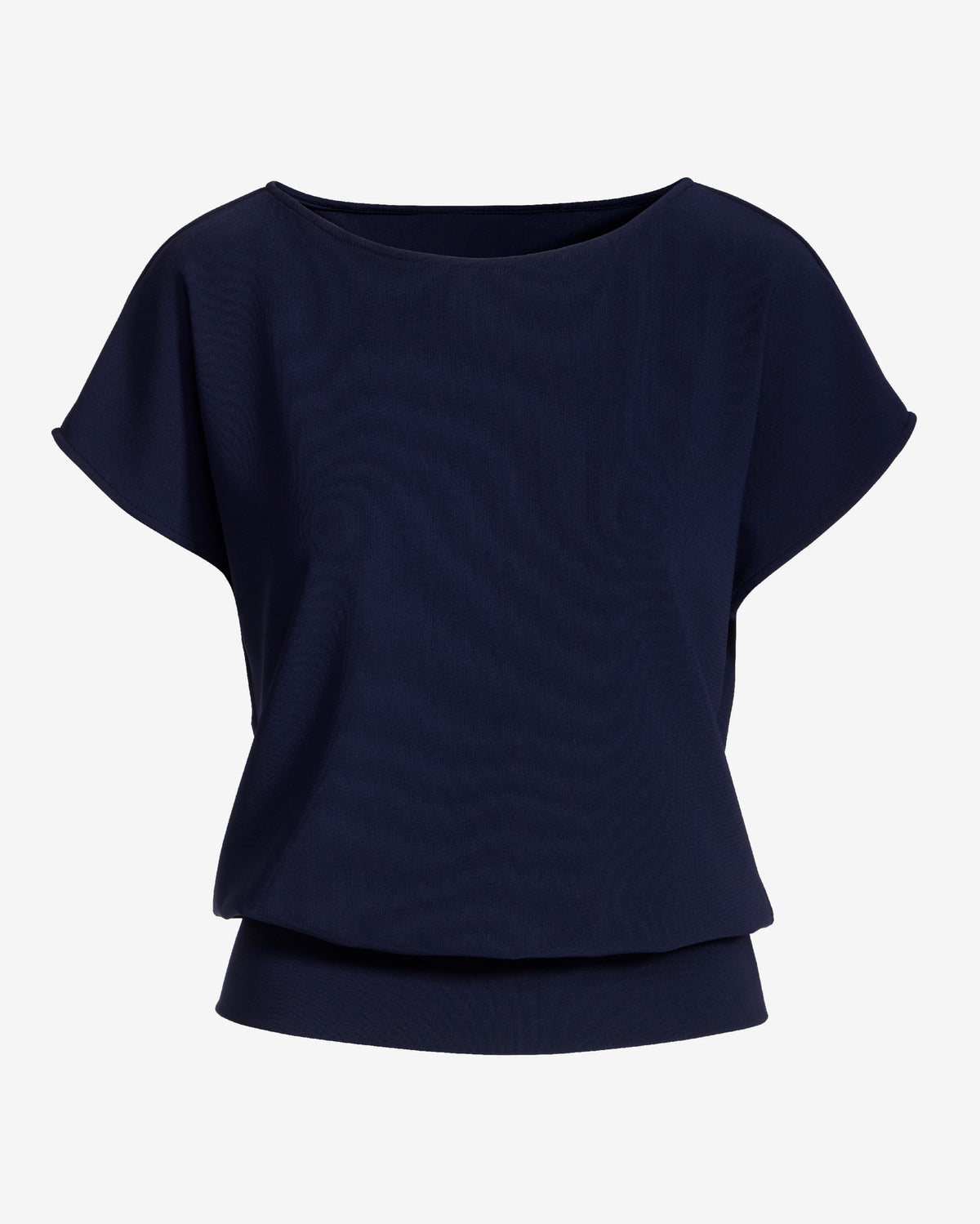Beyond Travel Short Sleeve Blouson Top Maritime Navy