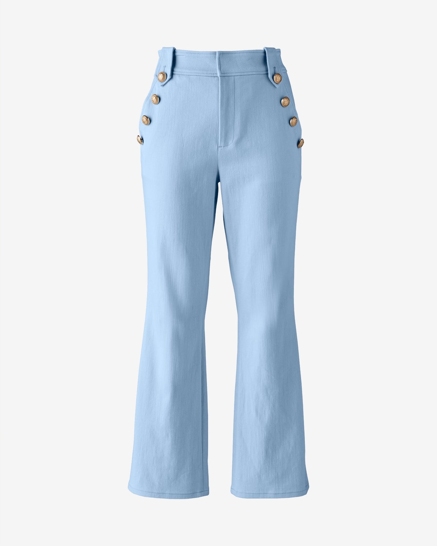 Colored Denim Kick Flare Jean Blue Bell