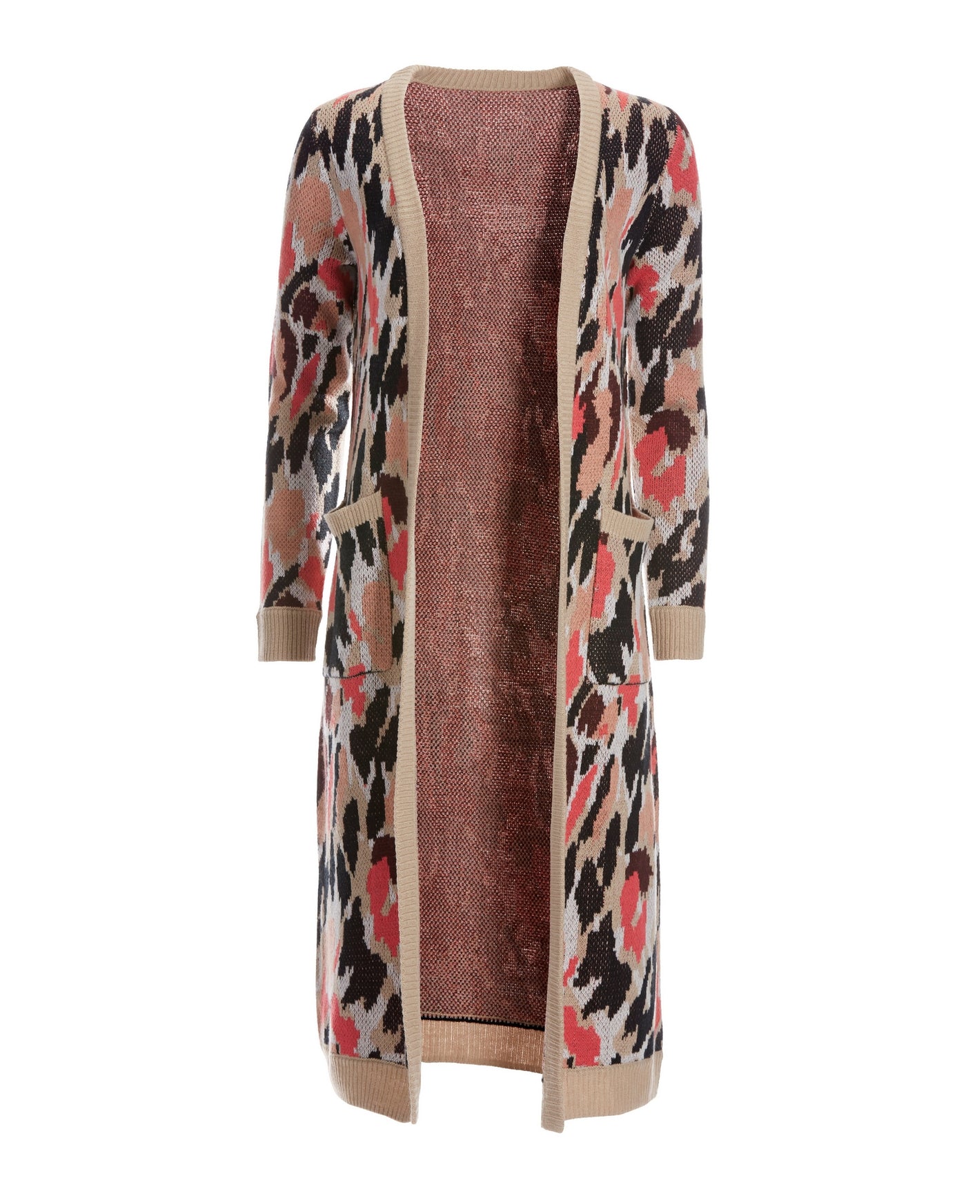Multi Leopard Jacquard Duster Multi