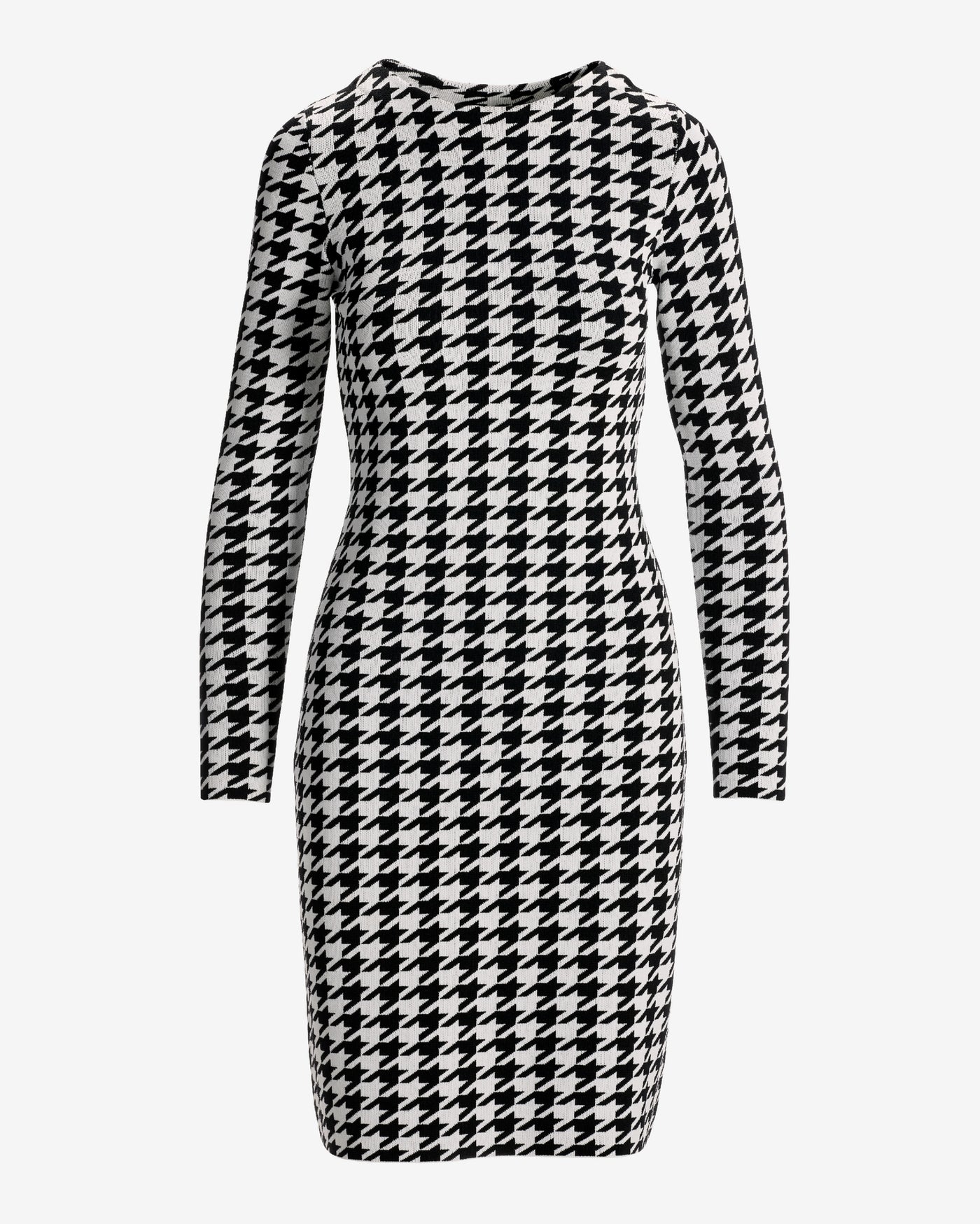 Park City Houndstooth Sculpting Sweater Dress Park City Houndstooth