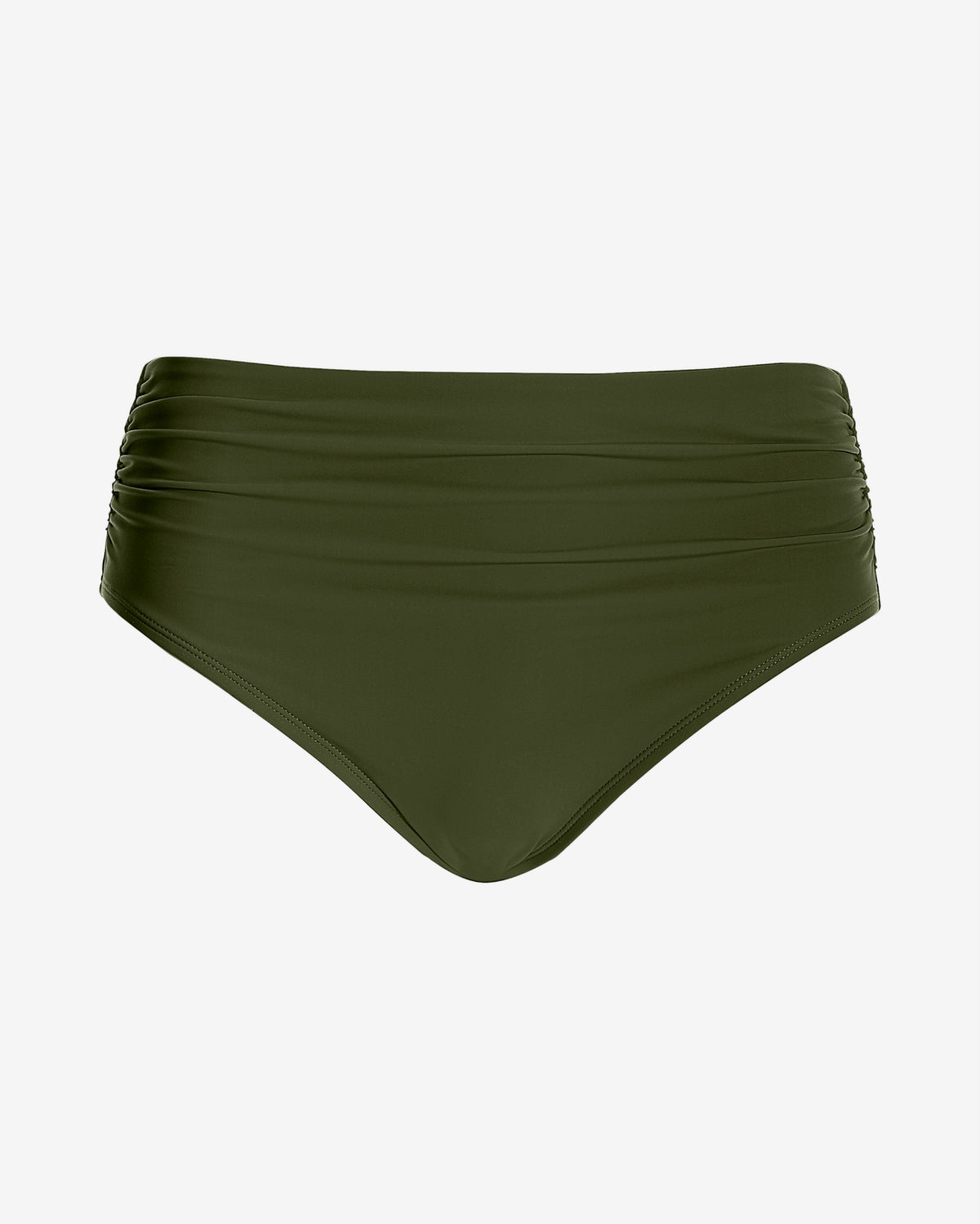 Swim Sense High-Waisted Bikini Bottom Forest Night