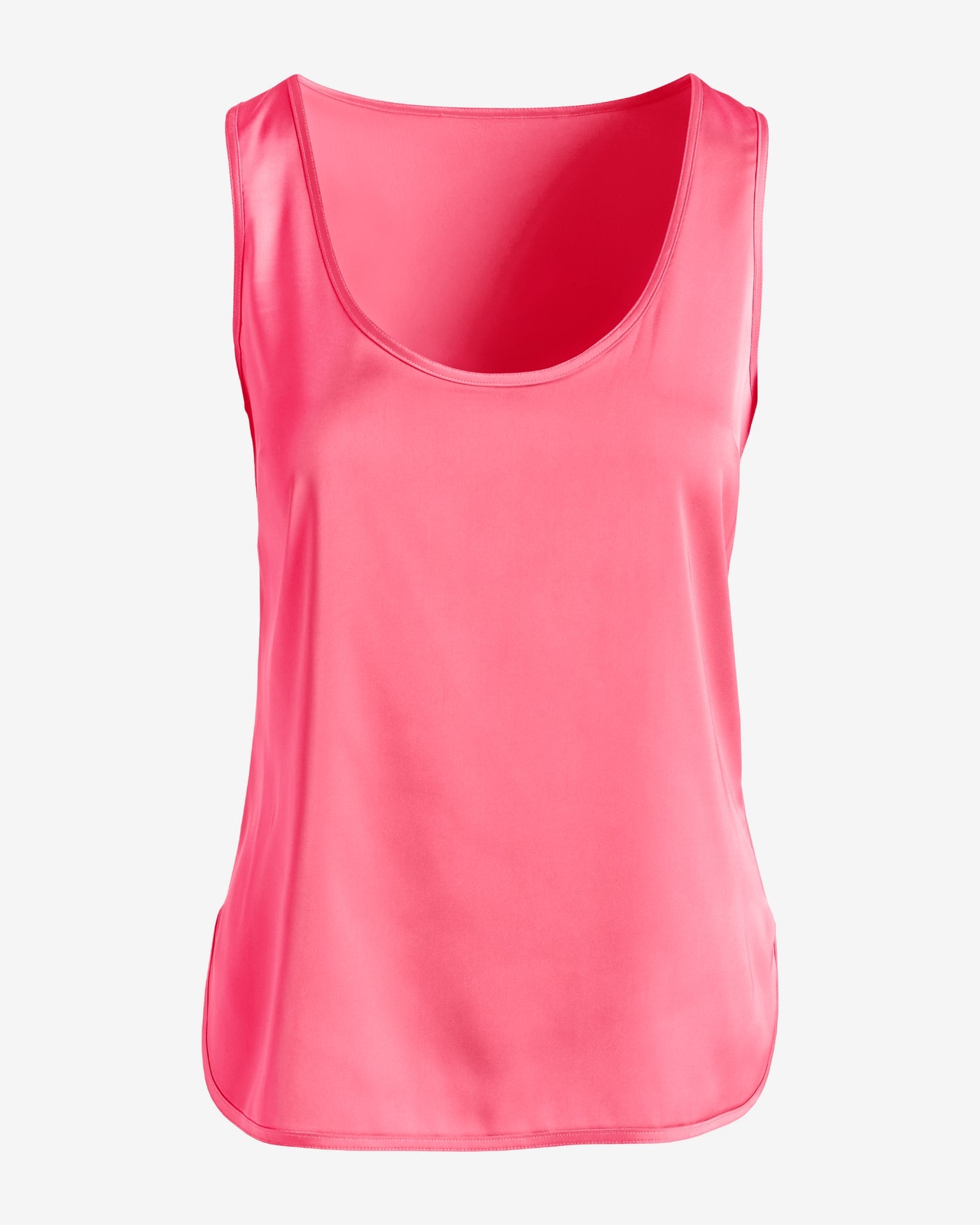 Samantha Scoop Neck Charmeuse Blouse Primrose Pink
