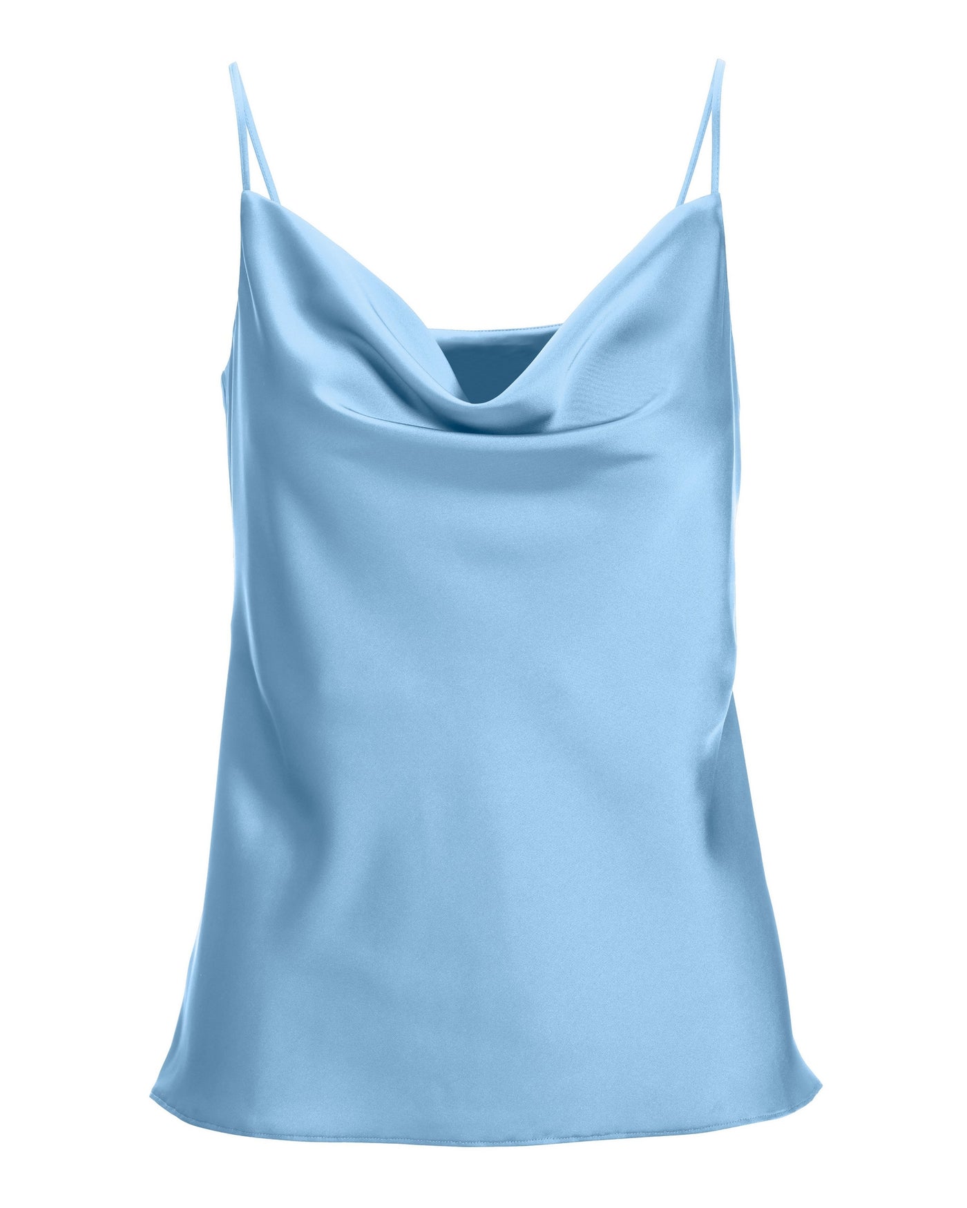 Gia Cowl Neck Charmeuse Cami Peri