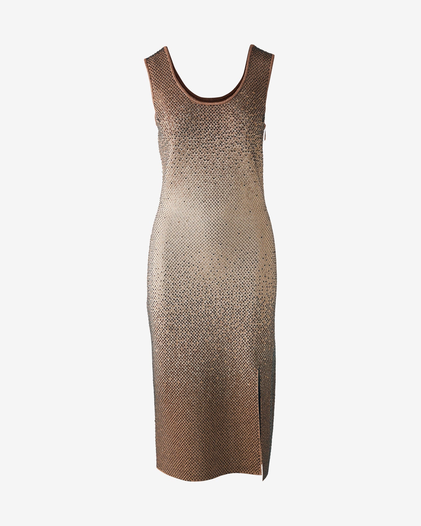 Embellished Bandage Dress Gold Multi