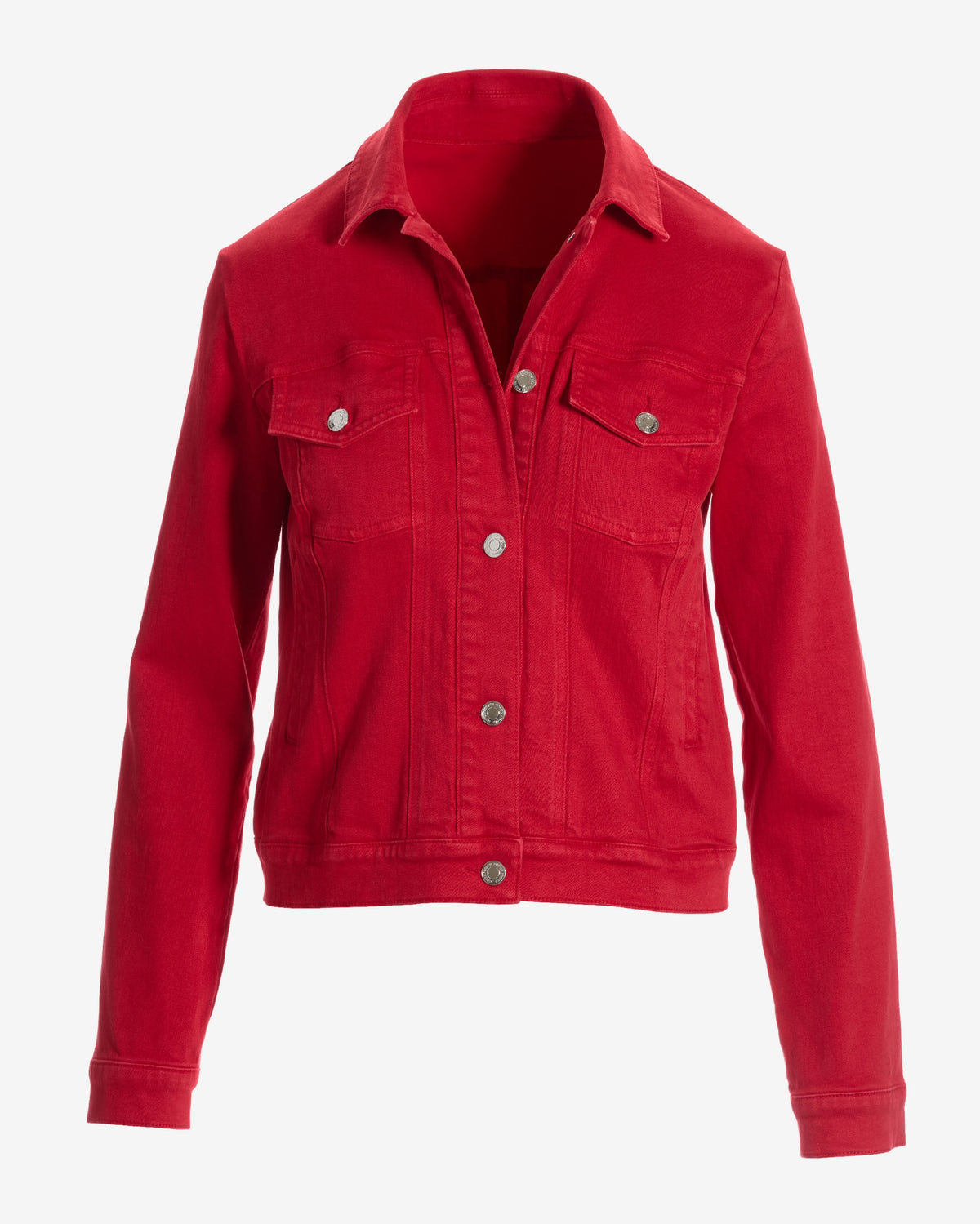 The Essential Denim Jacket Racing Red