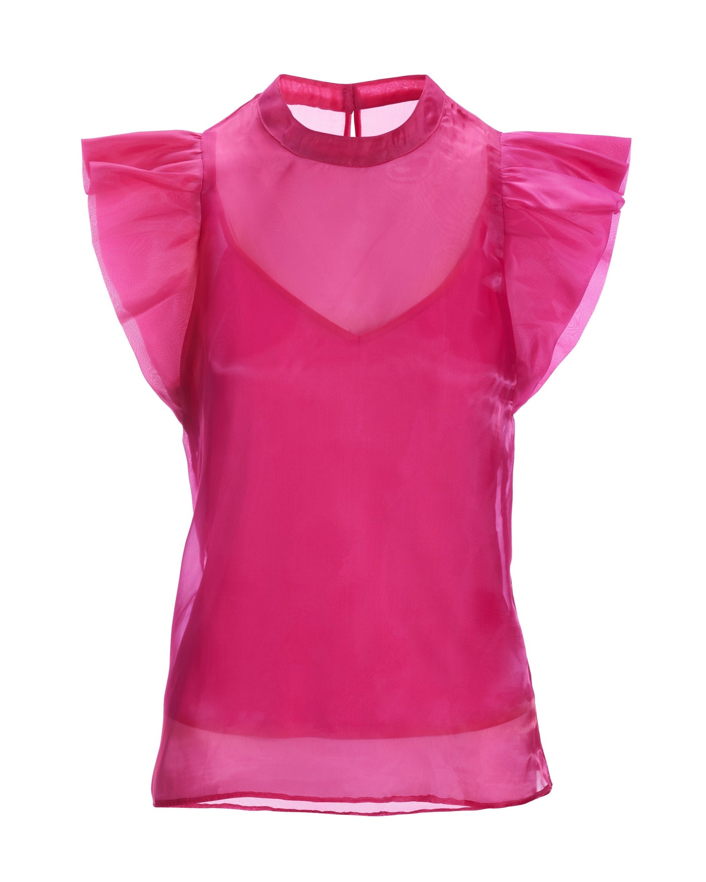 Organza Ruffle Blouse Blossom