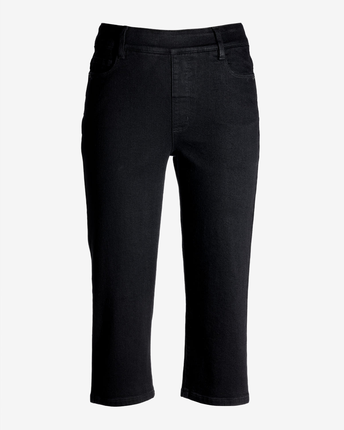 Hampton Pull On Pedal Pusher Black