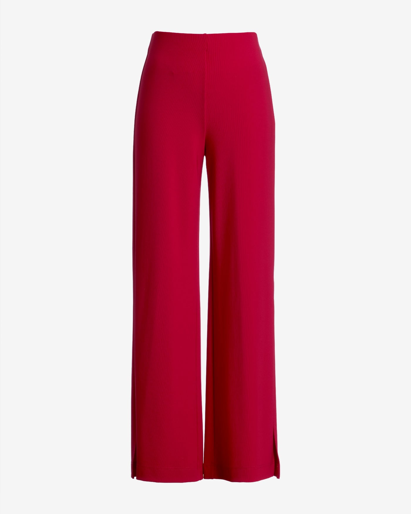 Beyond Travel Side Slit Pant Tango Red