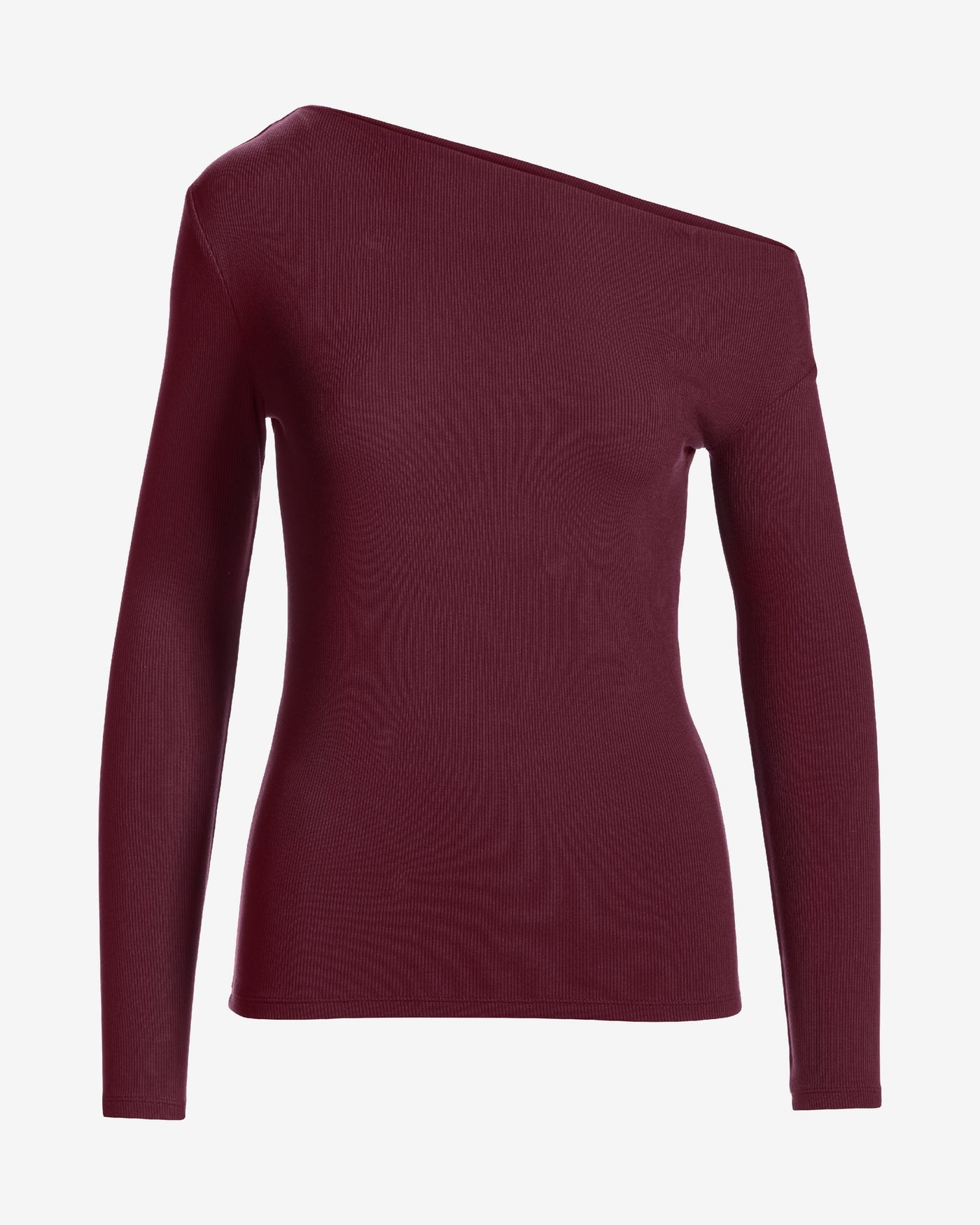 So Essential Slouchy Long Sleeve Top Black Cherry