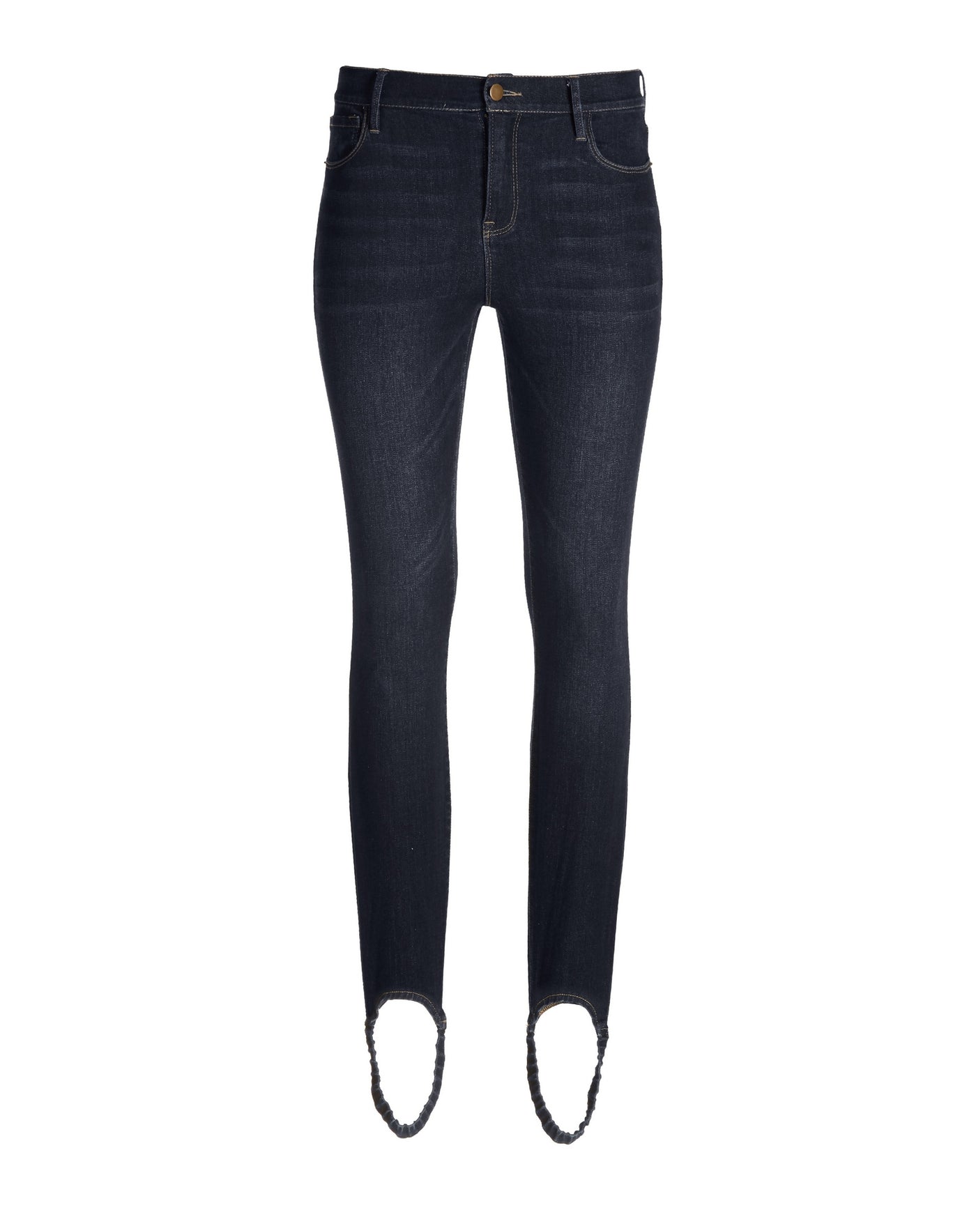 Denim Stirrup Legging Dark Wash
