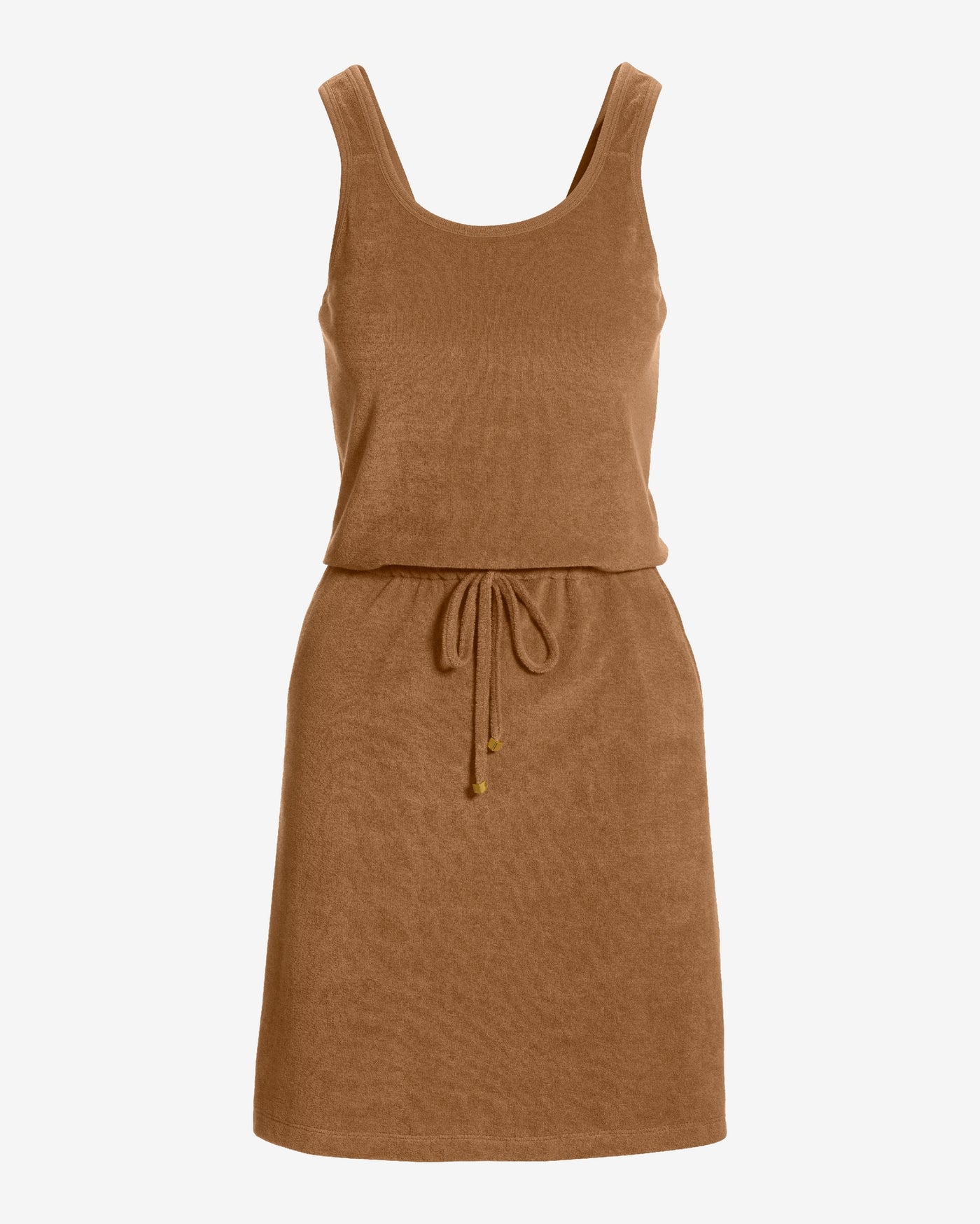 Beach Terry Cinched Sport Dress Toasted Coconut