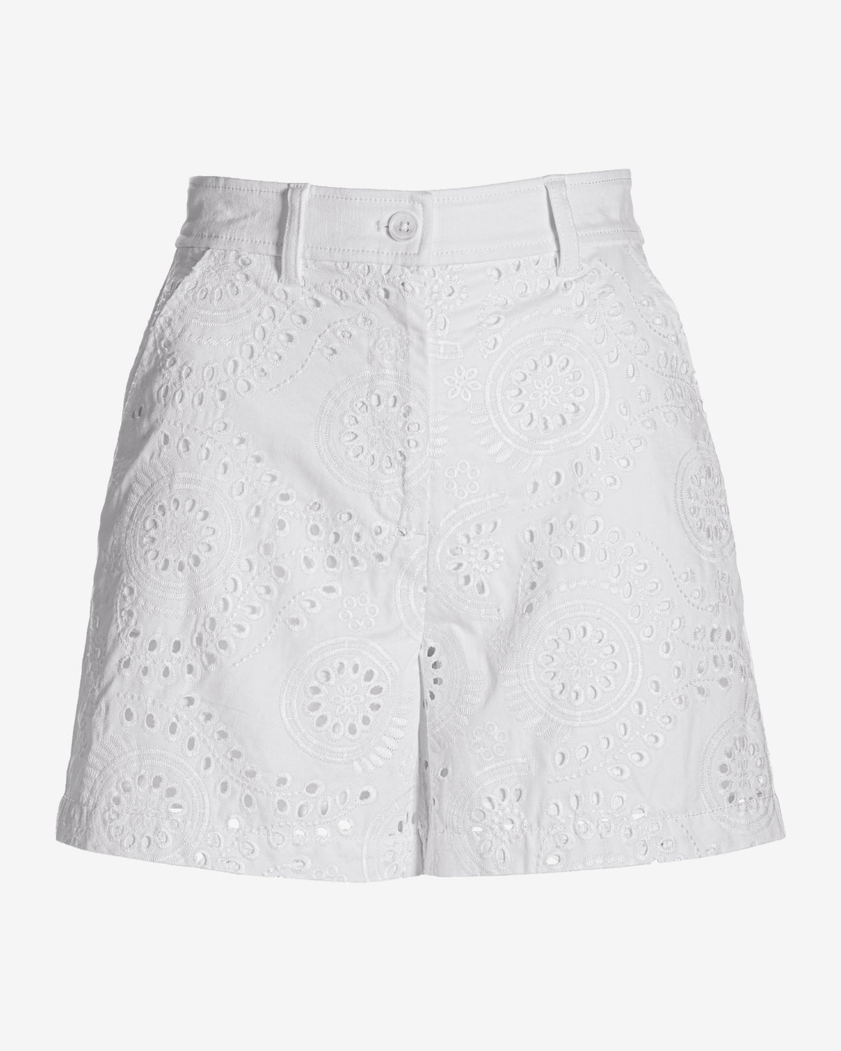 Eyelet Short White