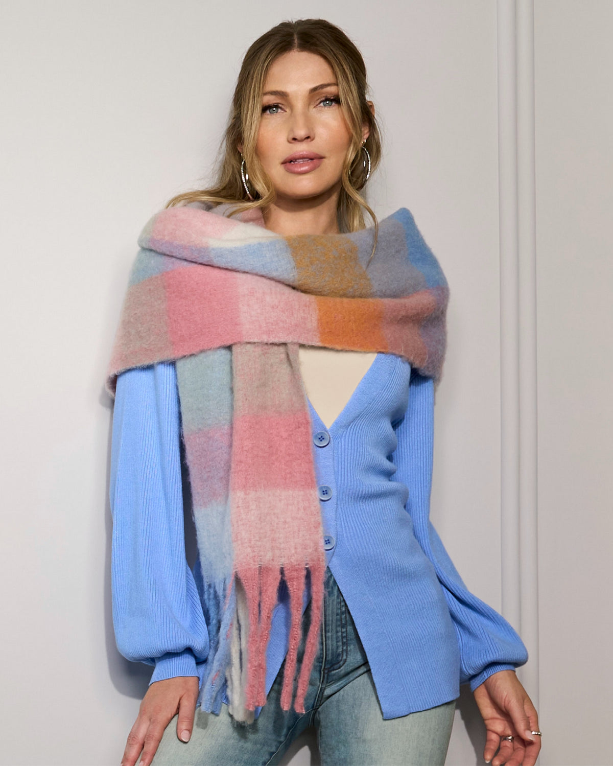 Winter Pastel Scarf Multi