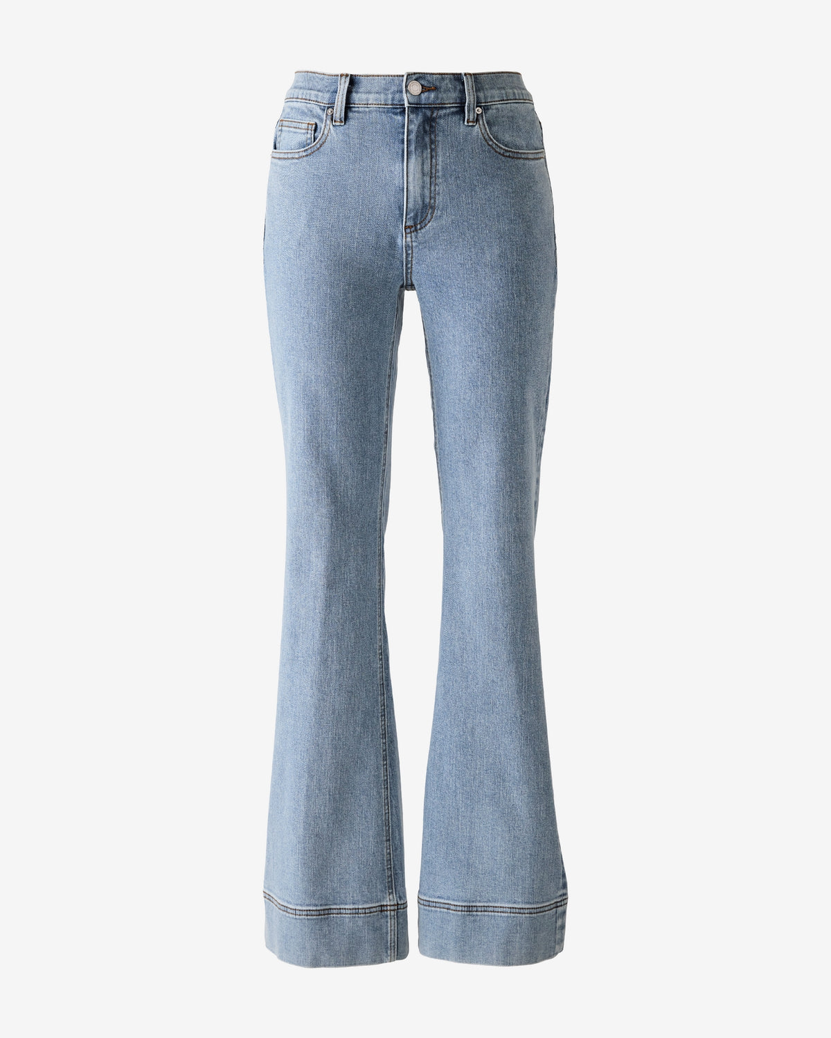 Monterey High Rise Wide Hem Bootcut Jean Light Wash