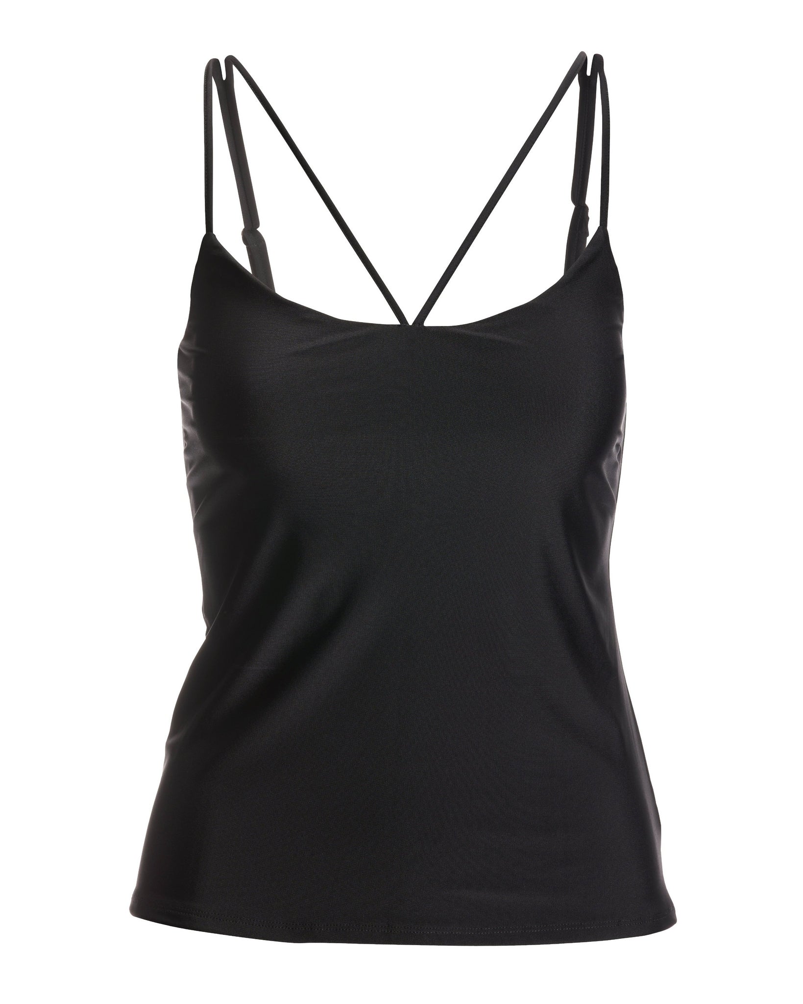 Pleated V-neck Downtown Cami | Express