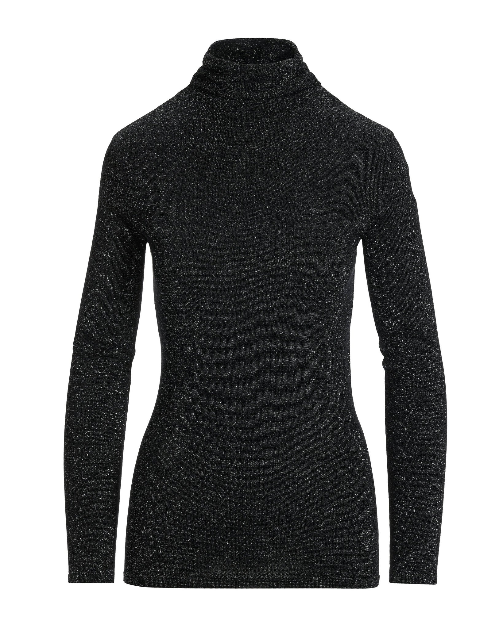 Metallic Turtleneck Sweater - Pewter | Boston Proper