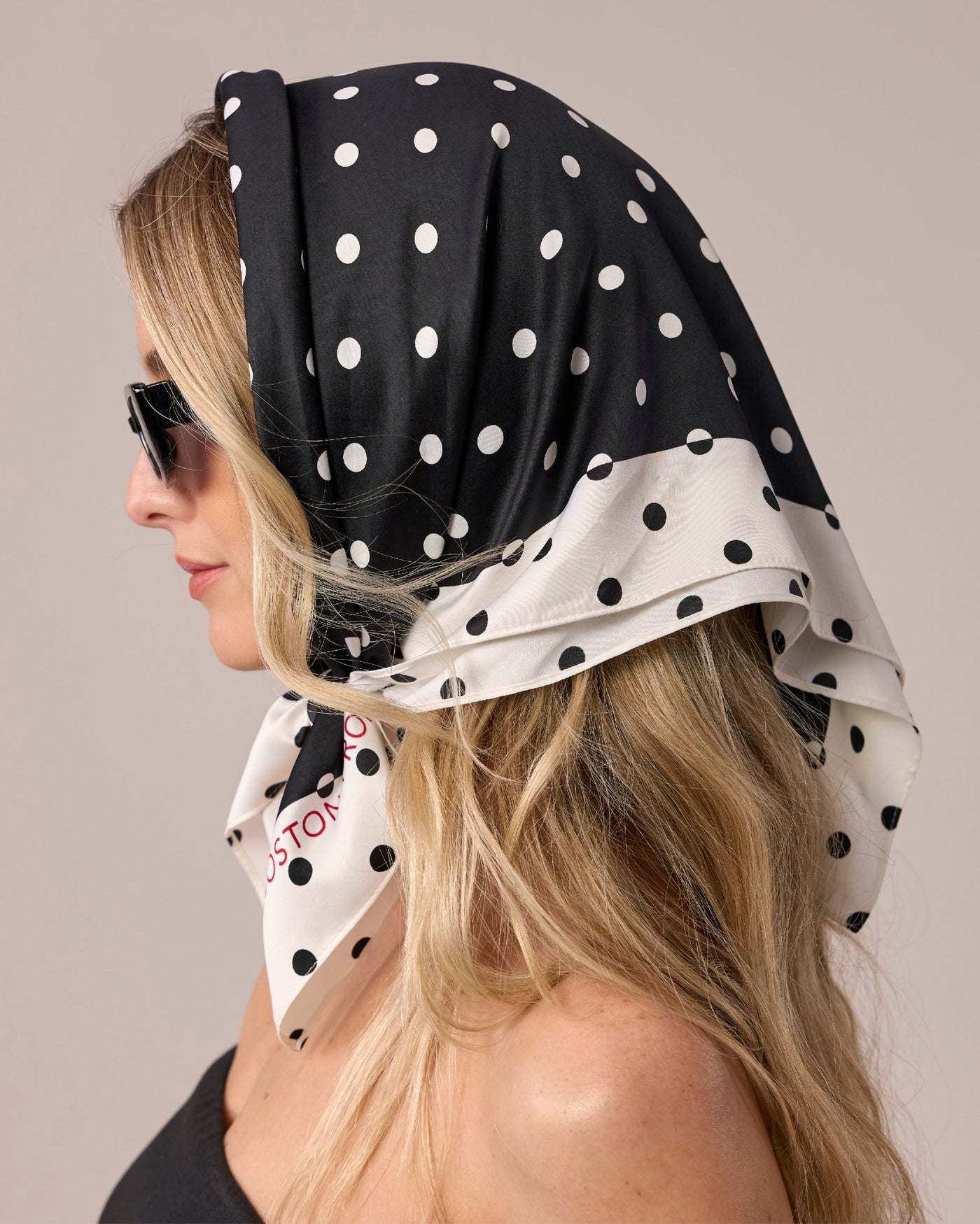 Boston Proper Printed Scarf Party Polka