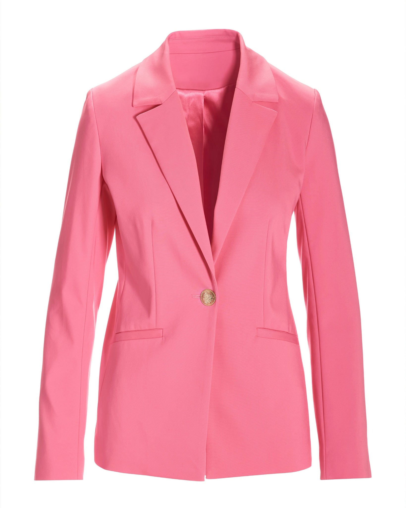 Modern Single Button Blazer - Aurora Pink | Boston Proper