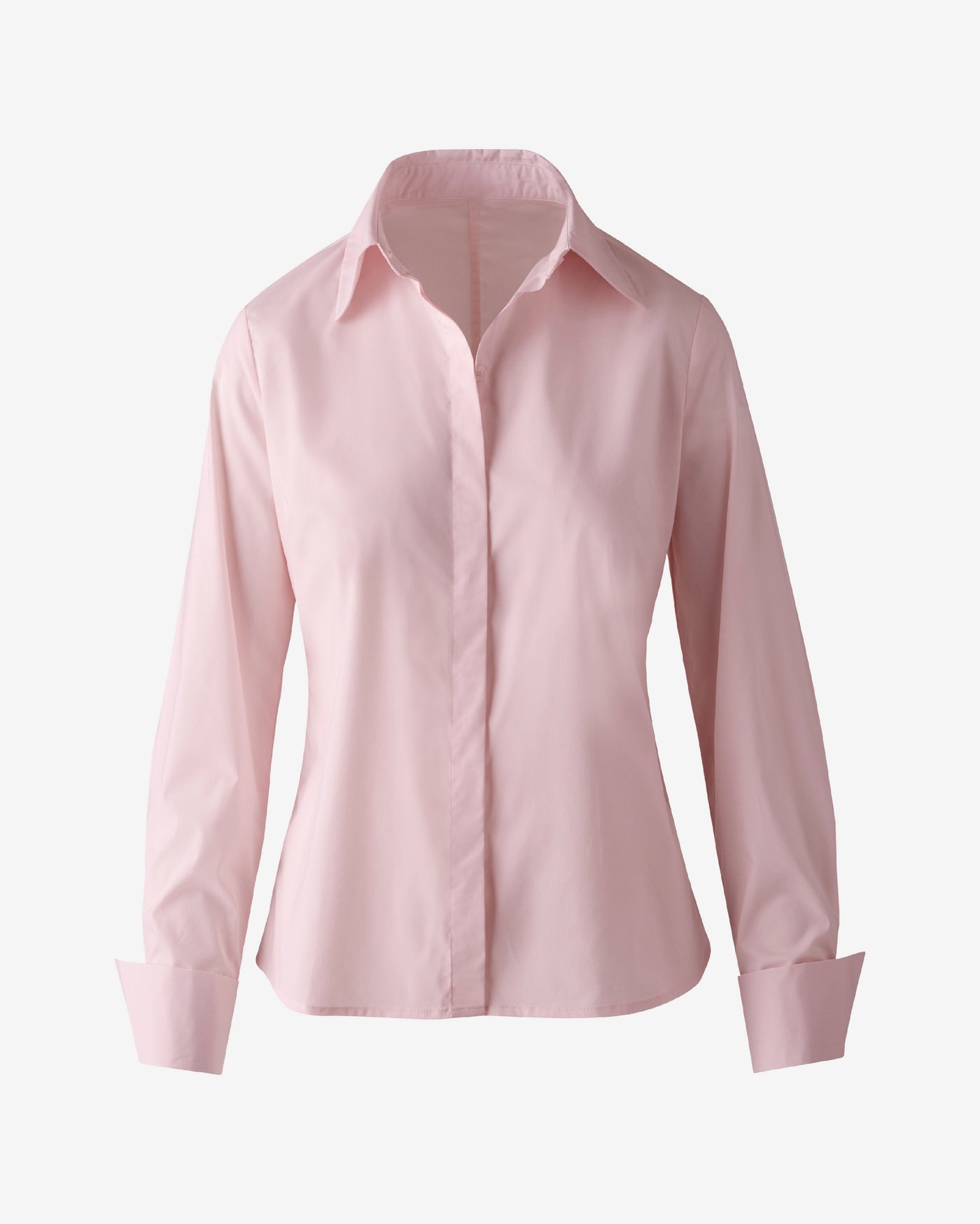 Sophia Button Up Poplin Shirt Crystal Pink