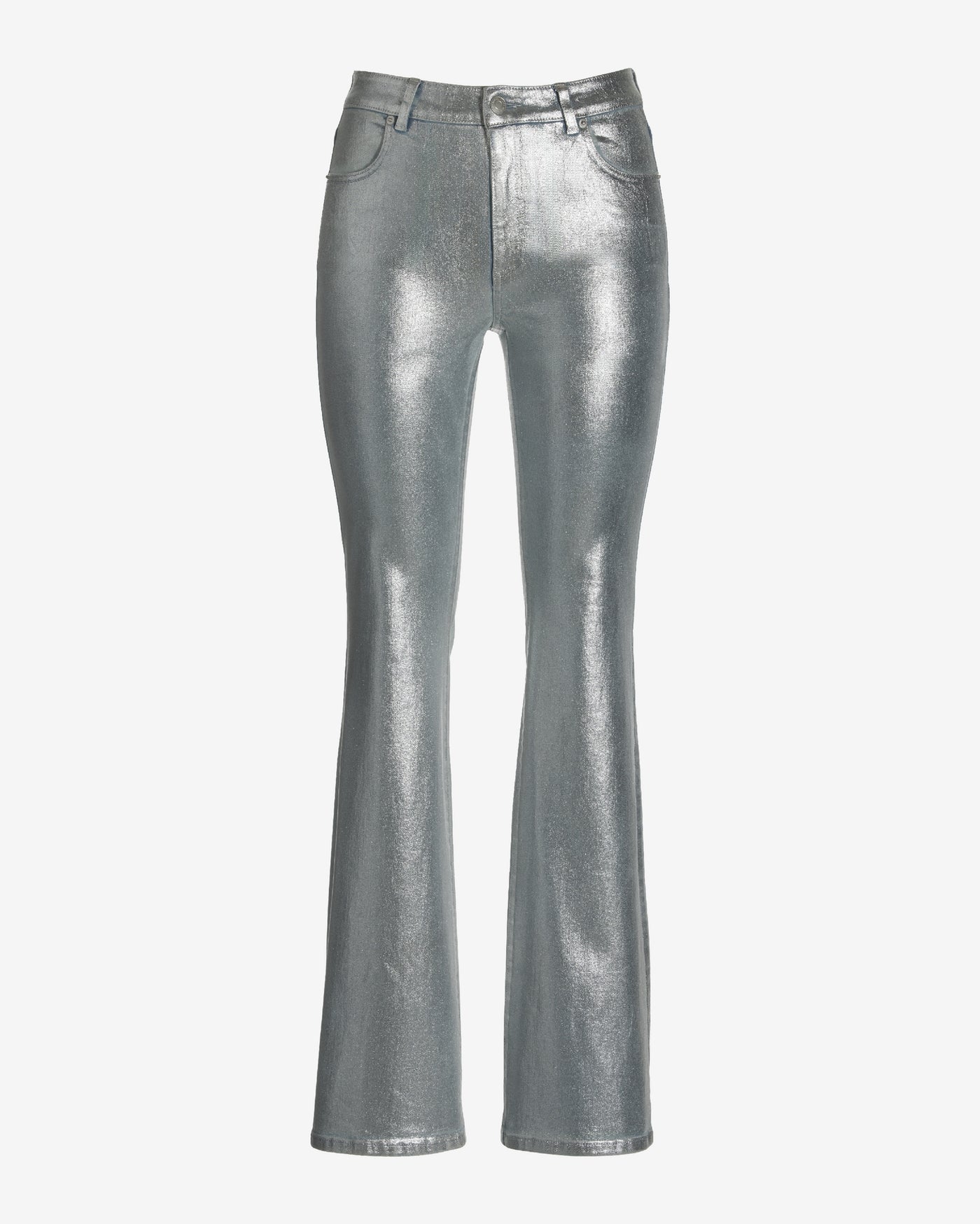 Monterey Silver Metallic Jean Light Wash/Silver