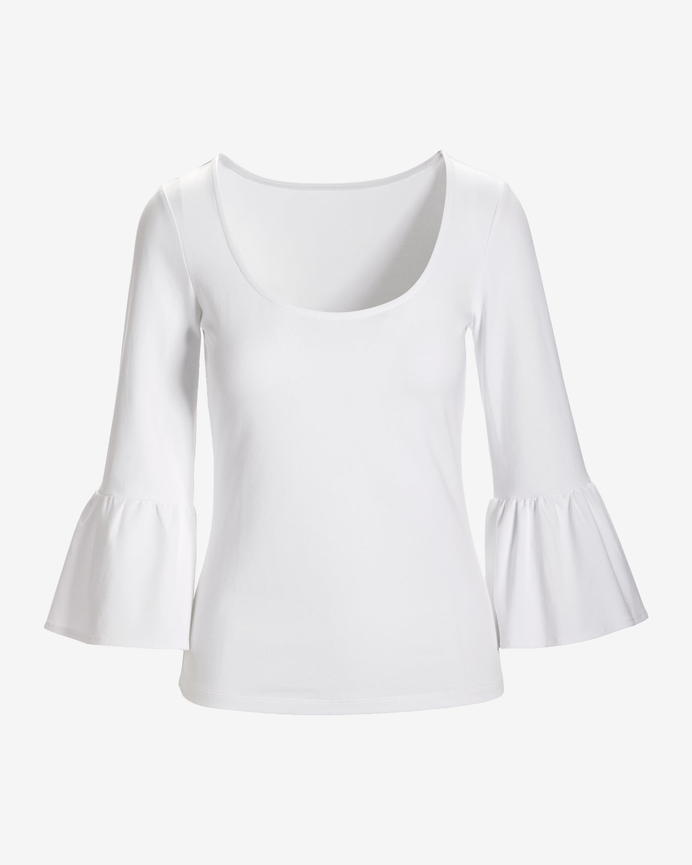 So Sexy Bell Sleeve Top Pure White