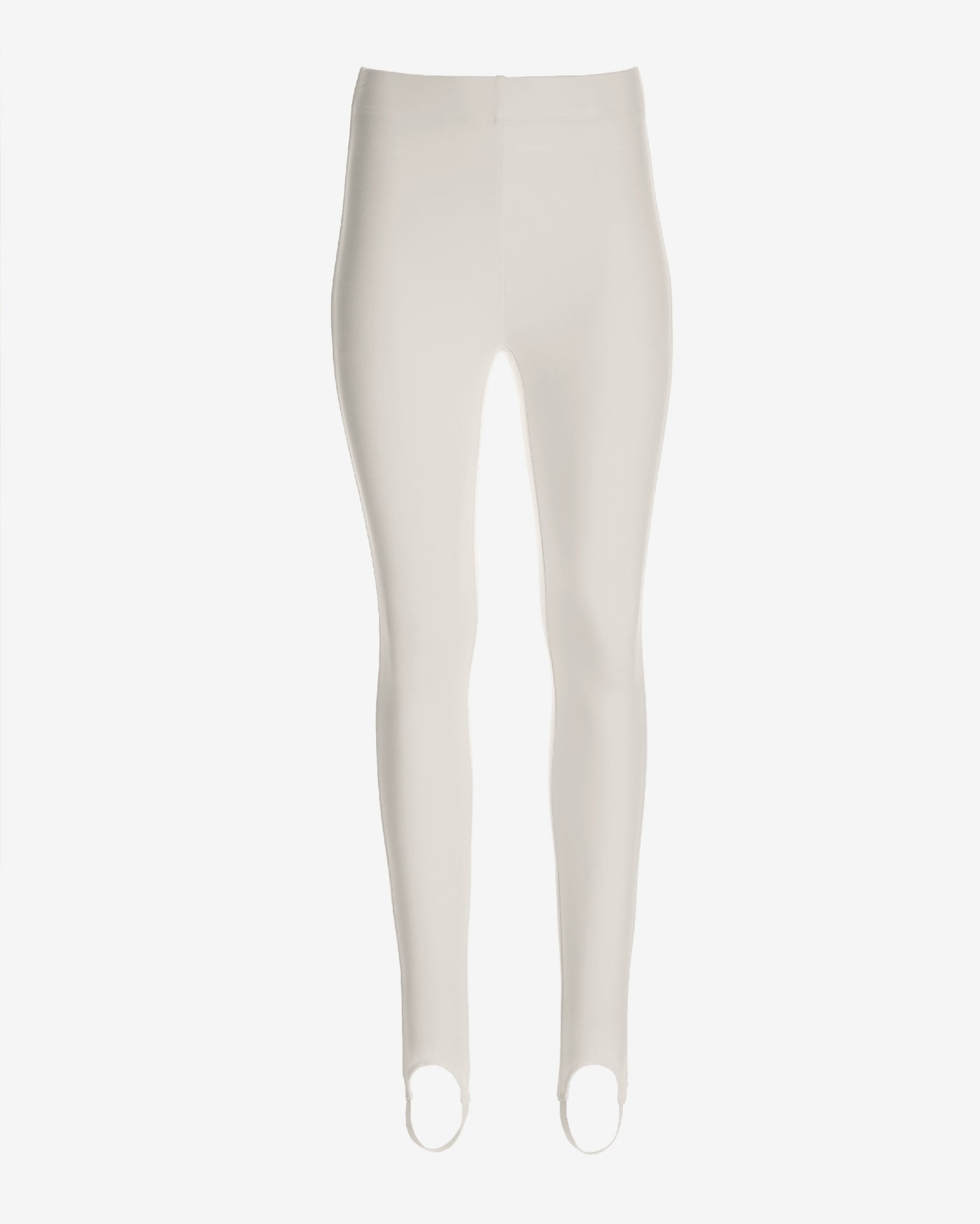 Aspen Ponte Knit Pull On Stirrup Legging Off White