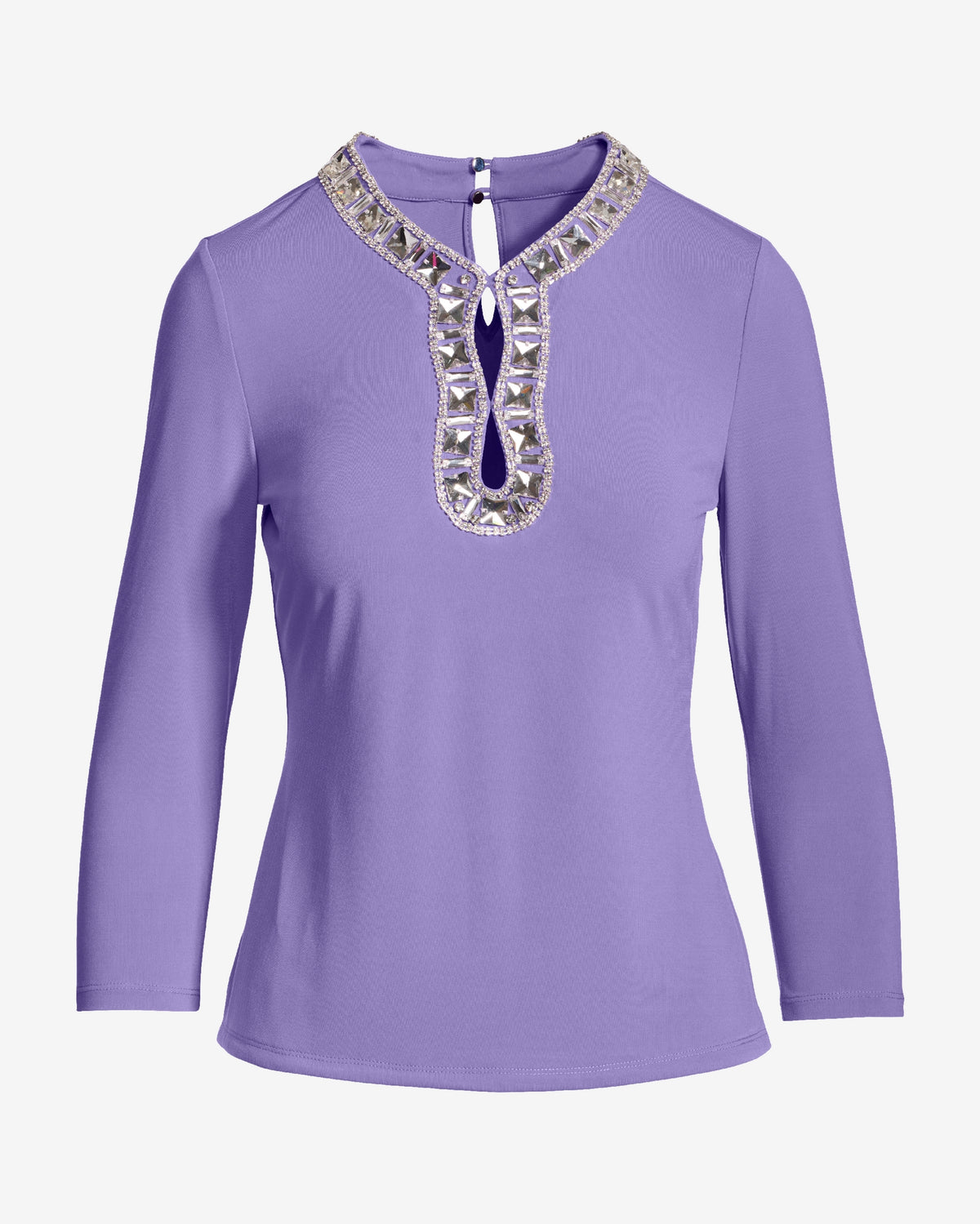 So Chic Gem Cut Out Knit Top Sand Verbena