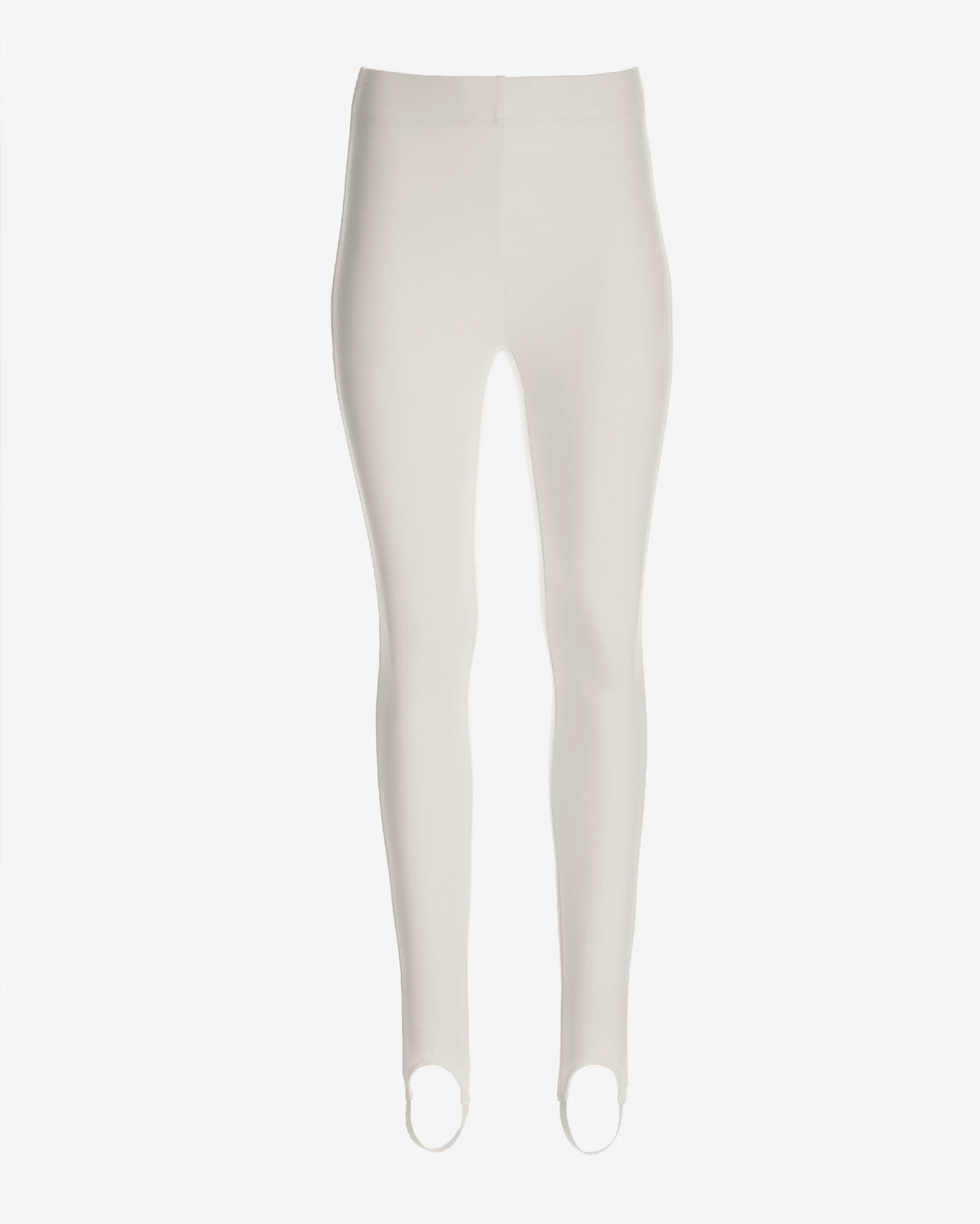 Aspen Ponte Knit Pull On Stirrup Legging Off White