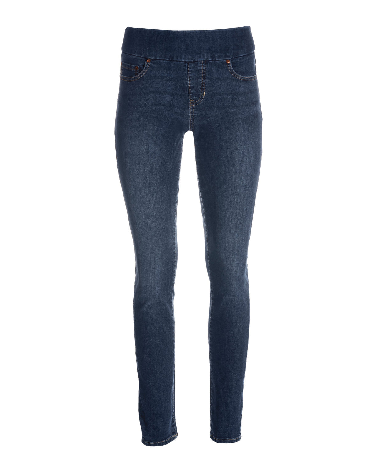 Nora Skinny Pull On Jean Med Wash Denim