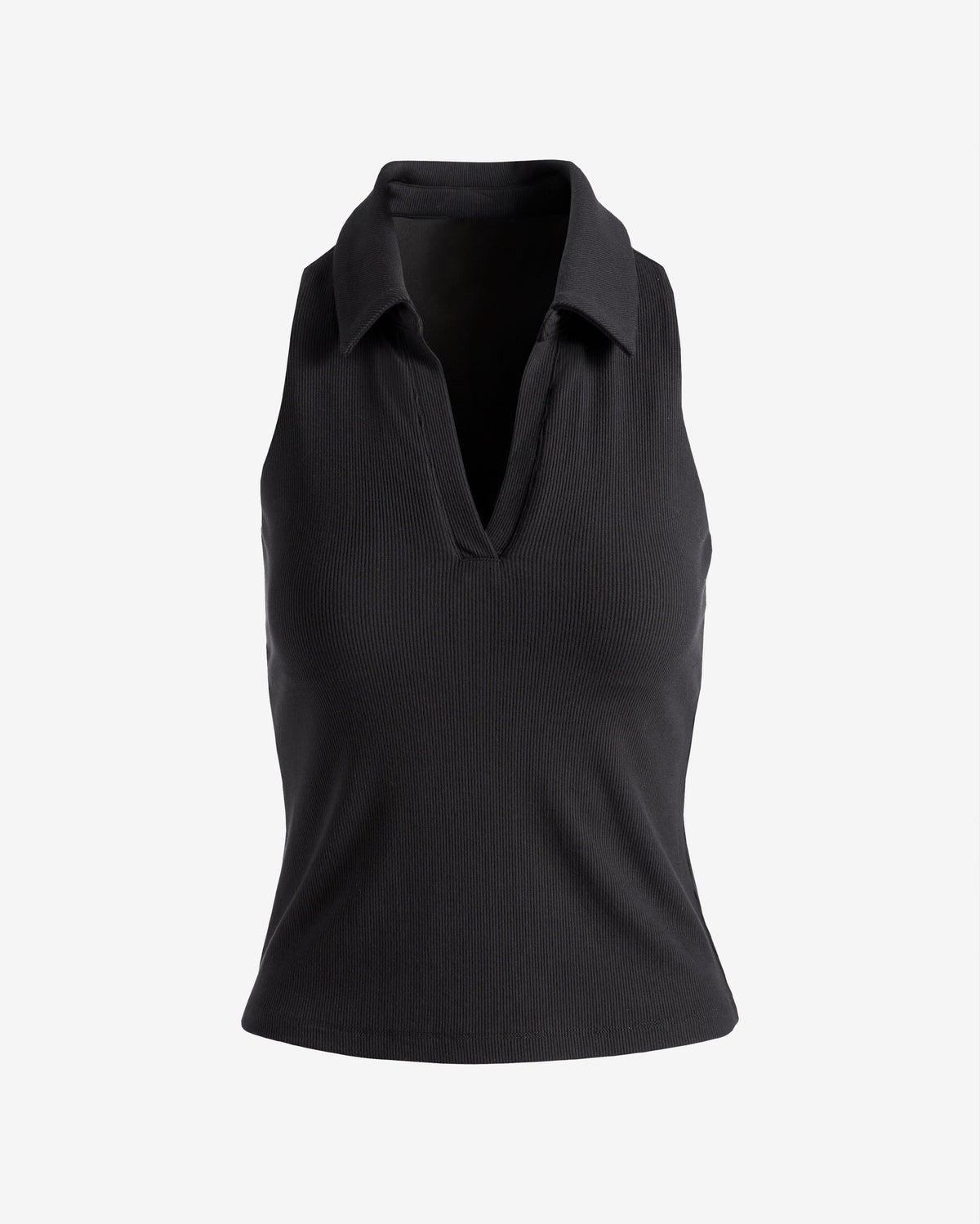 So Essential Polo Neck Knit Top Proper Black