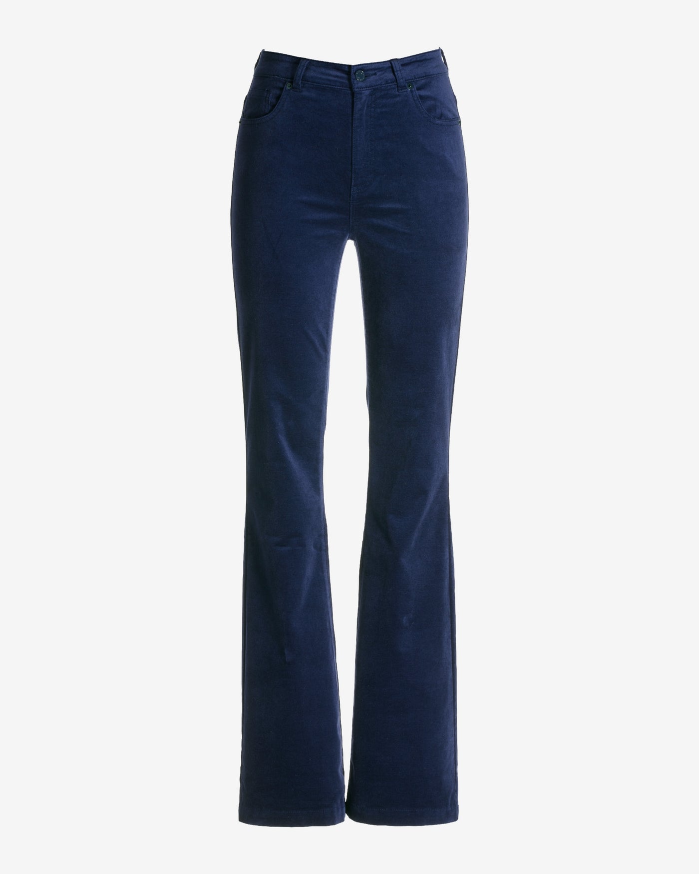 Monterey Velvet Five Pocket Bootcut Pant Evening Blue