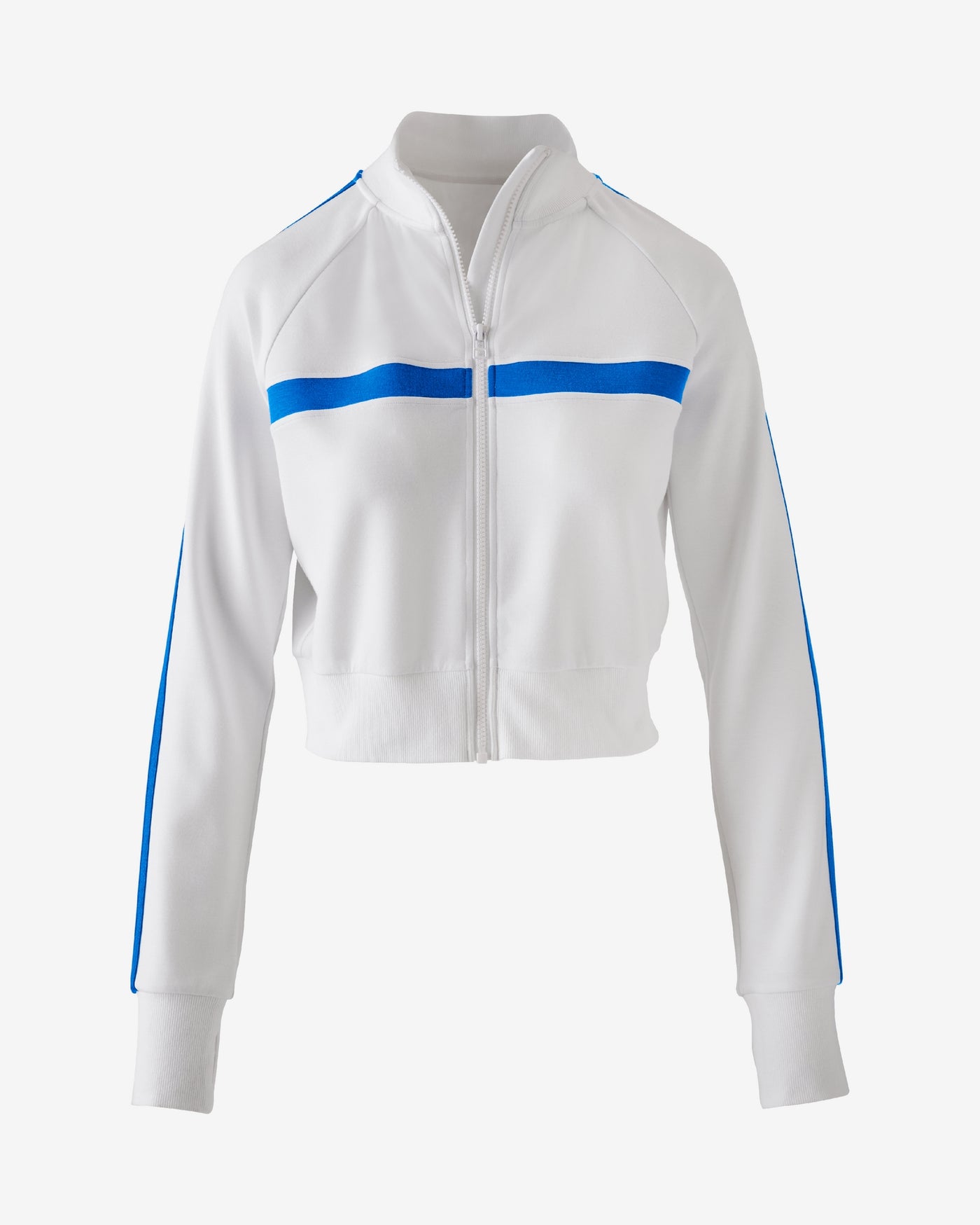 Pickletini x Boston Proper Track Stripe Zip Jacket Royal Blue