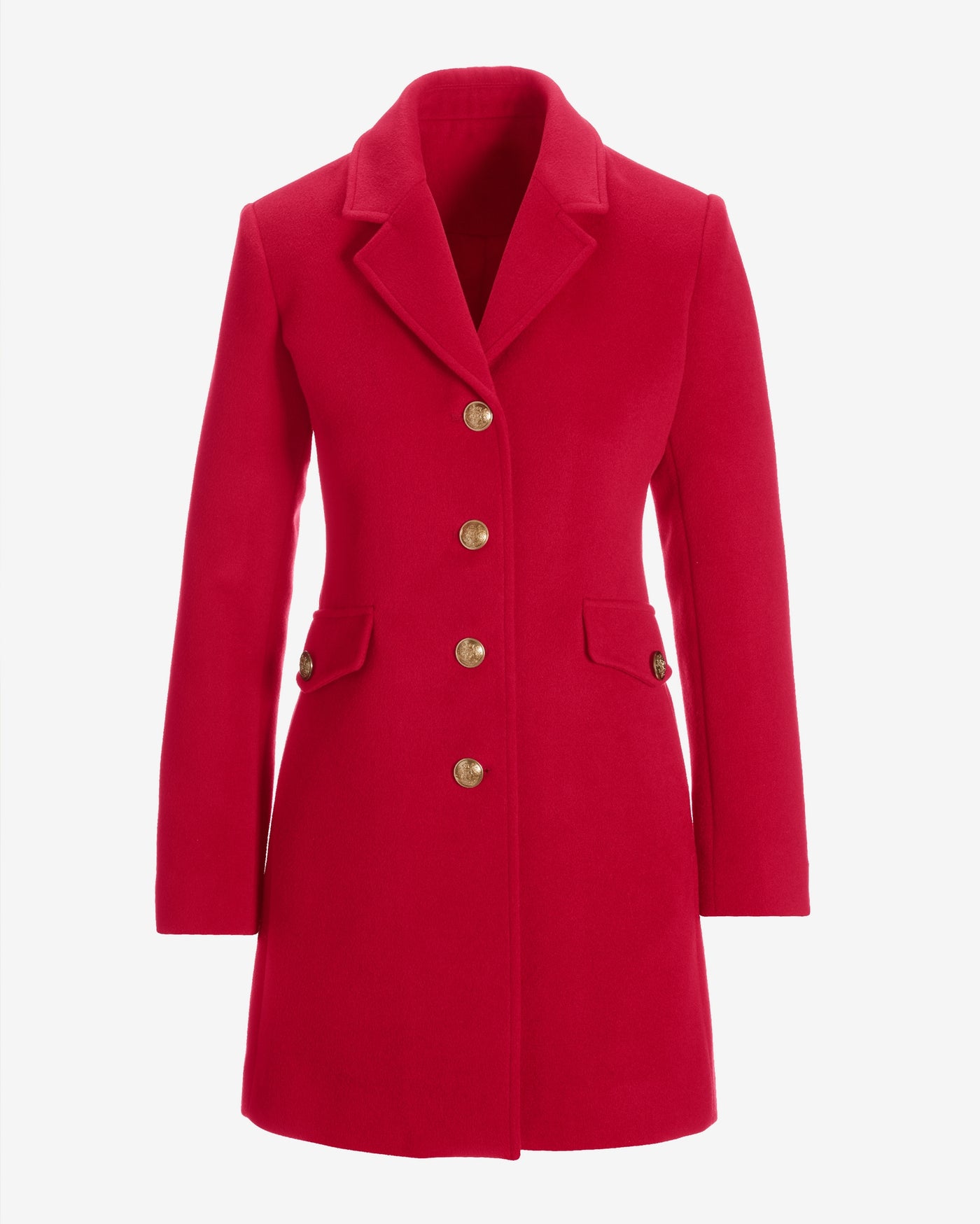 Classic Tailored Coat Racing Red