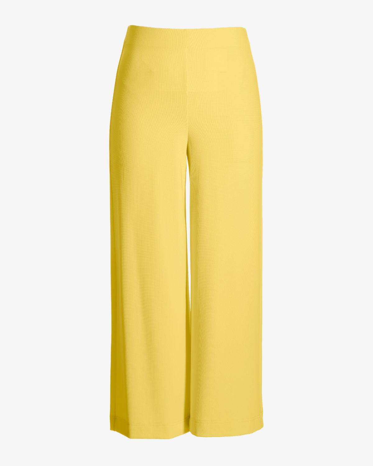 Beyond Travel Wide Leg Crop Pant Lemon Drop