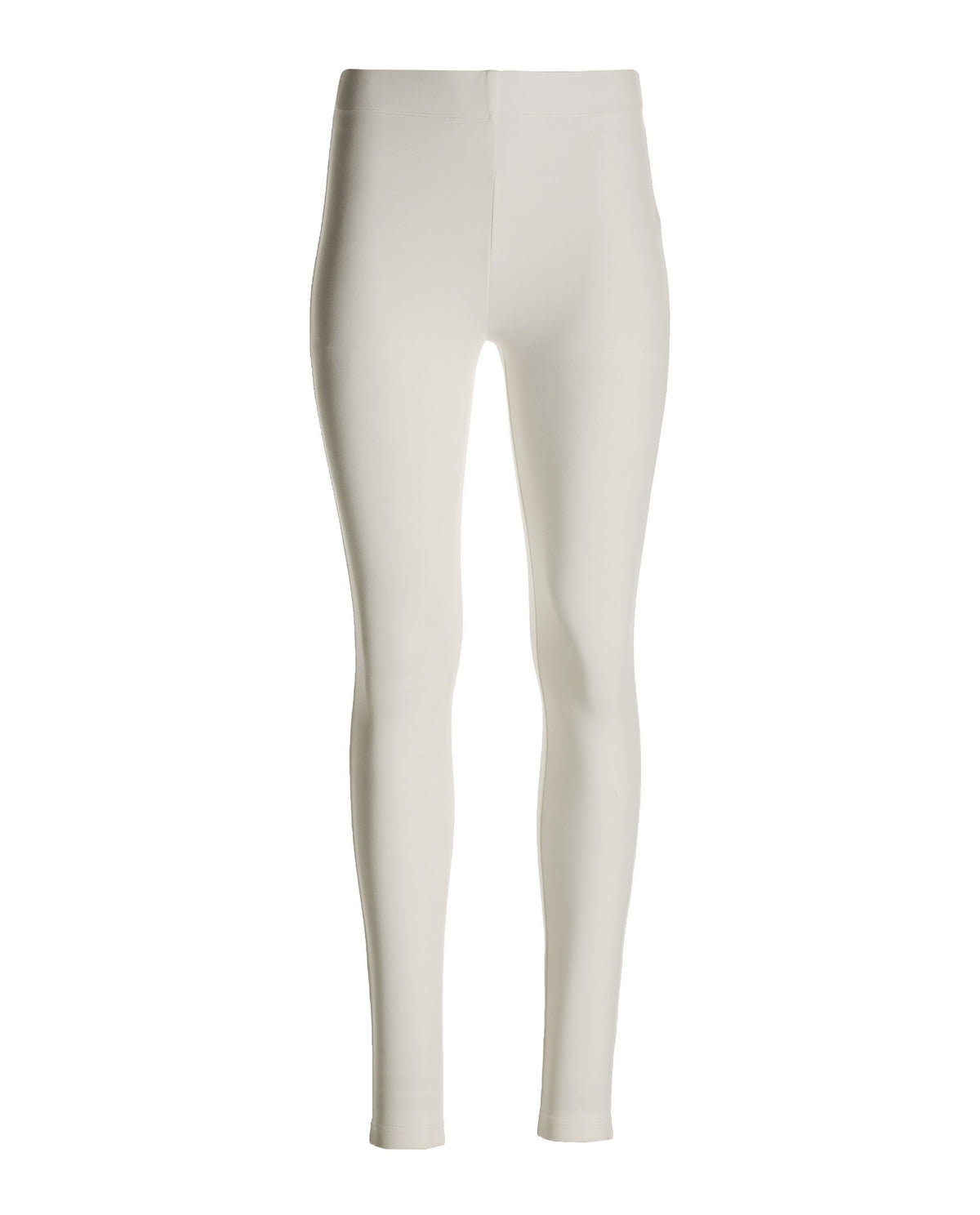 Ponte Knit Pull On Legging Off White