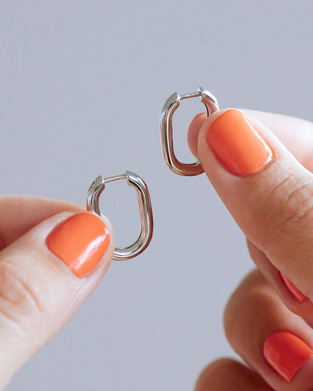 Silver Hoop Earrings - Rox Small Silver