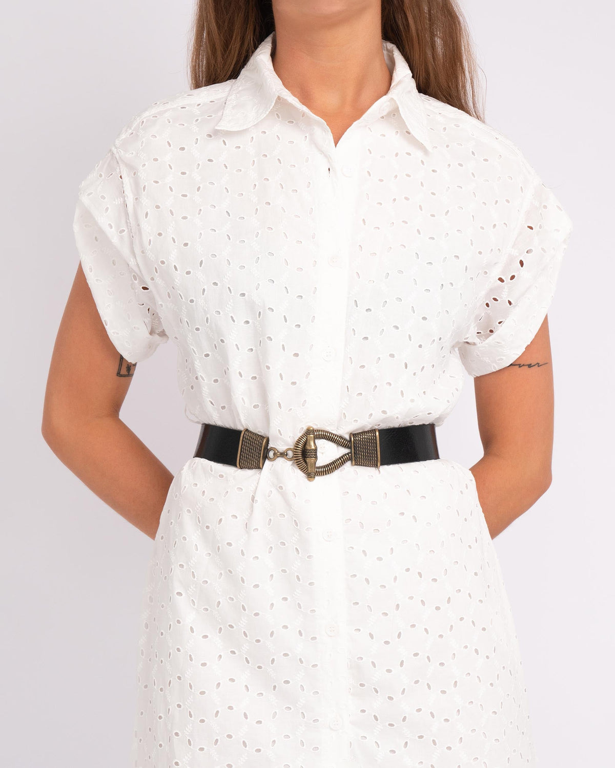 Mika | Anchor Buckle Belt