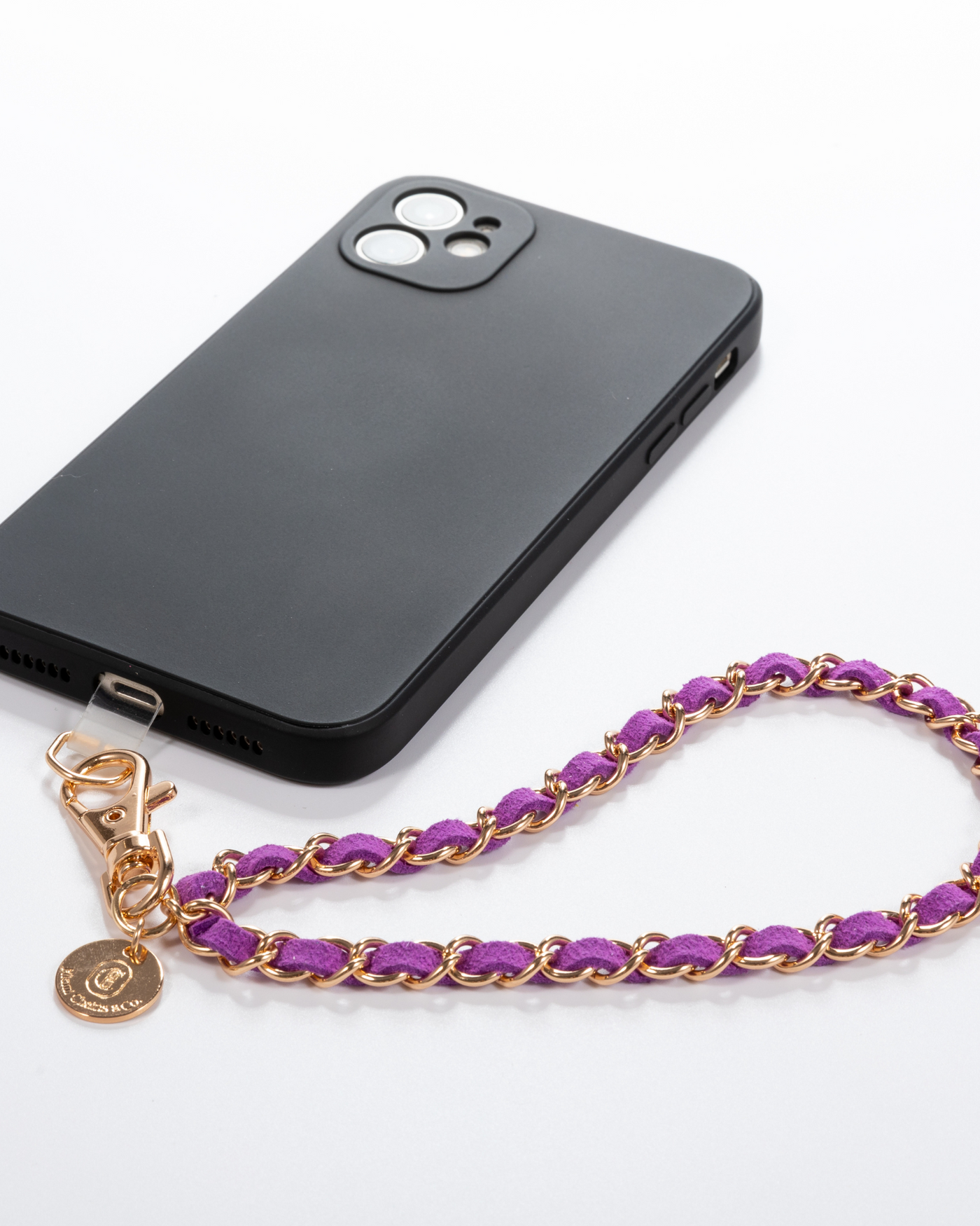 Deep Purple Phone Wristlet