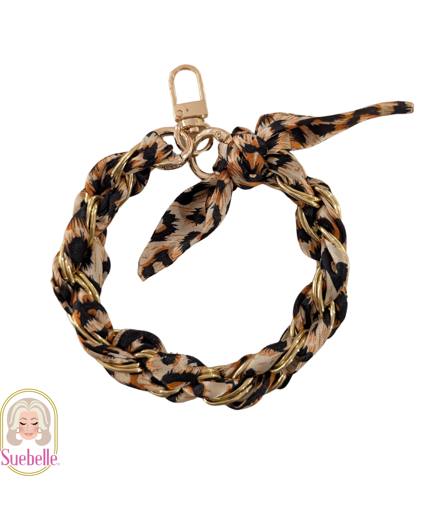 Oh Lala Leopard Phone Wristlet