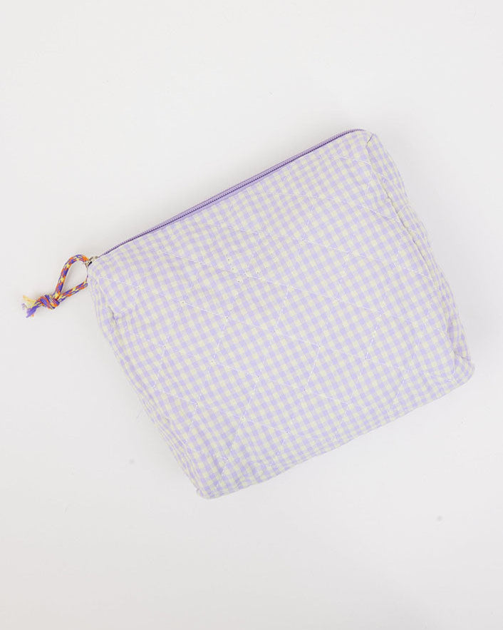 Mini Zip Check Bag