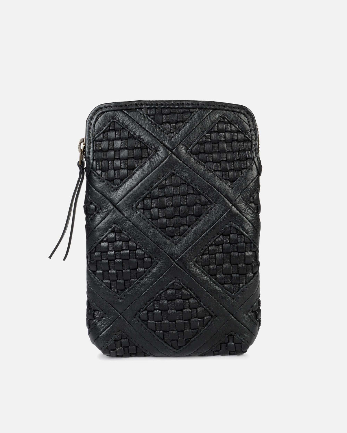 Milder | Chess Patterned Leather Phone Bag